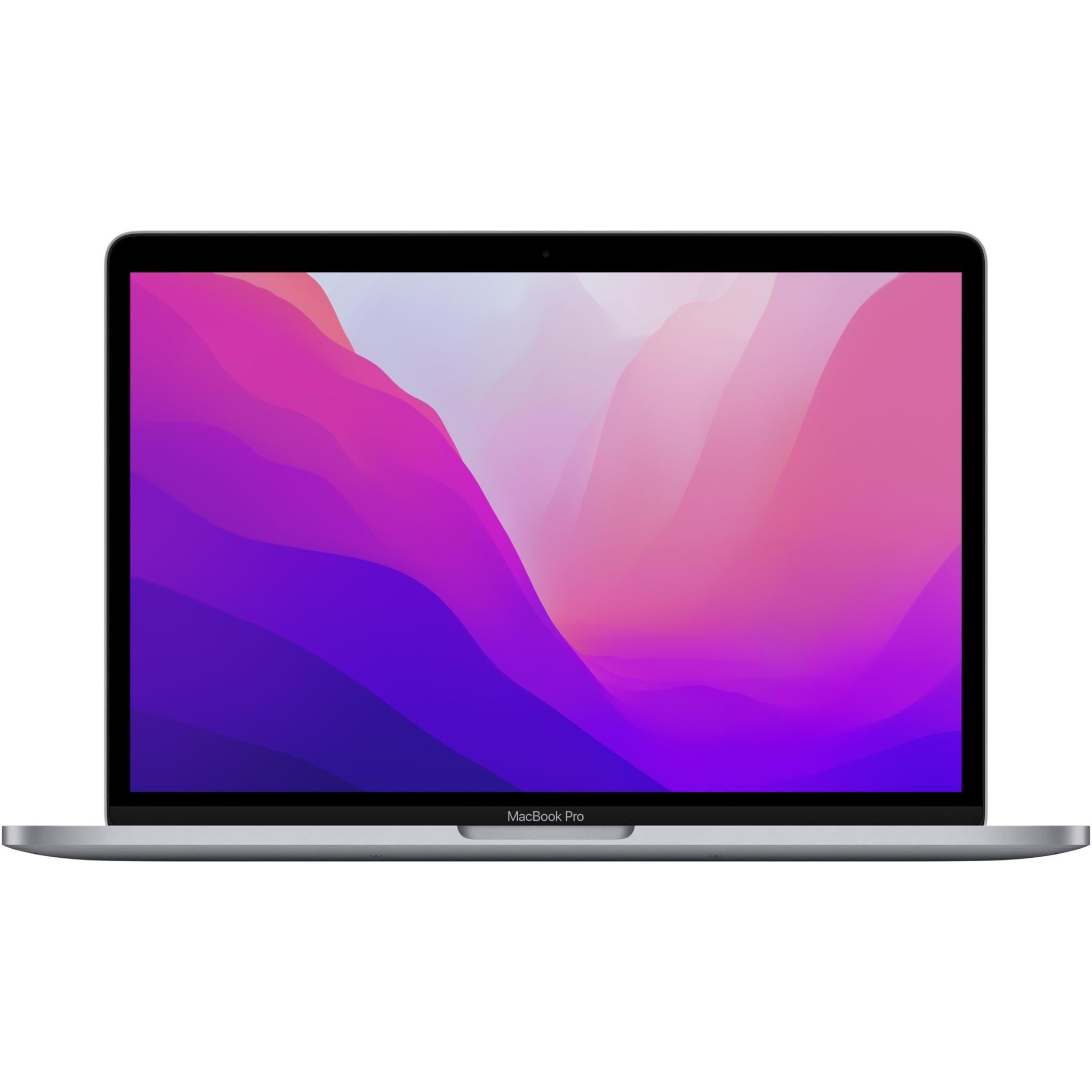 apple macbook pro 13-inch with m2 chip, 256gb ssd (space grey/2022) [^refurbished]