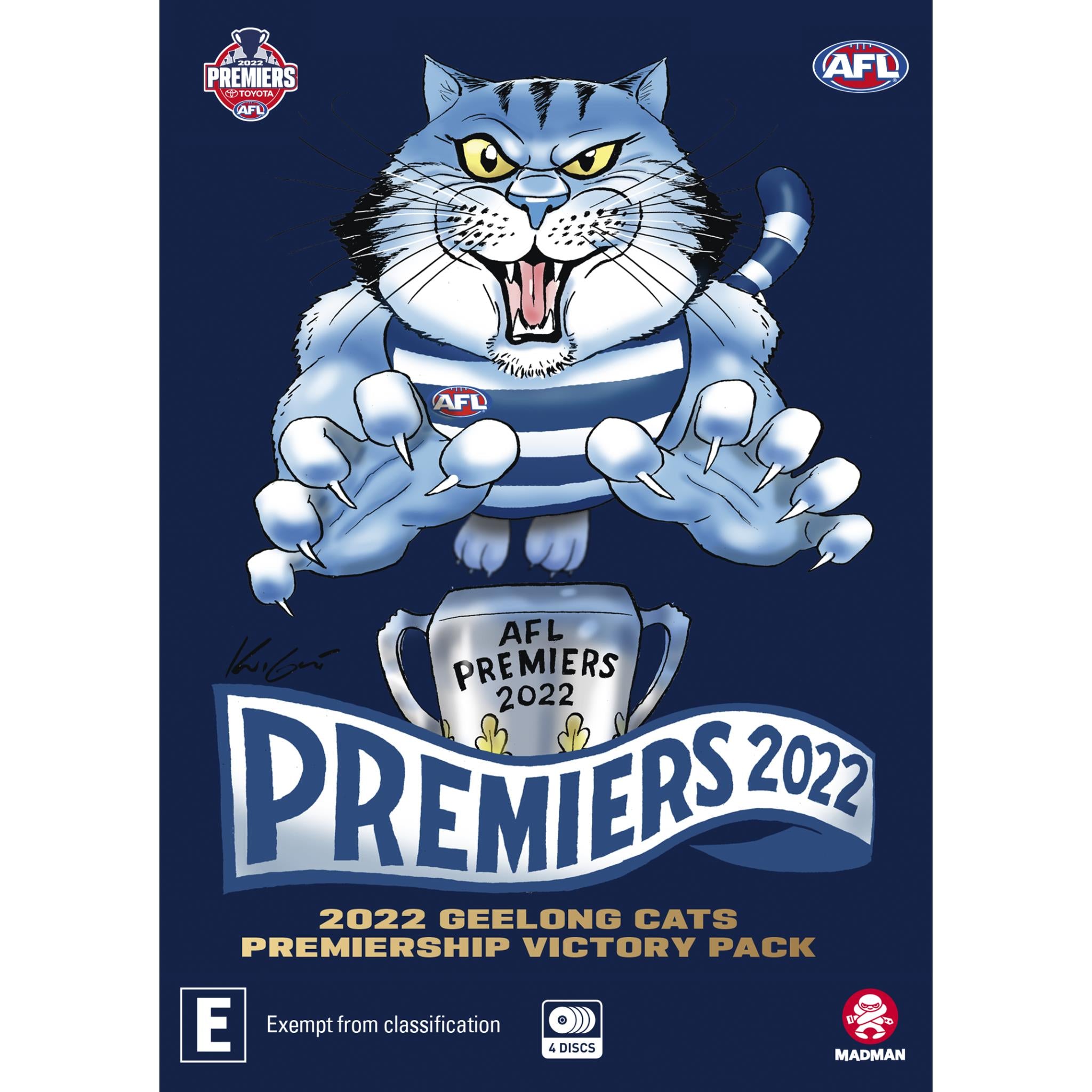 afl - premiers 2022 - geelong cats victory pack