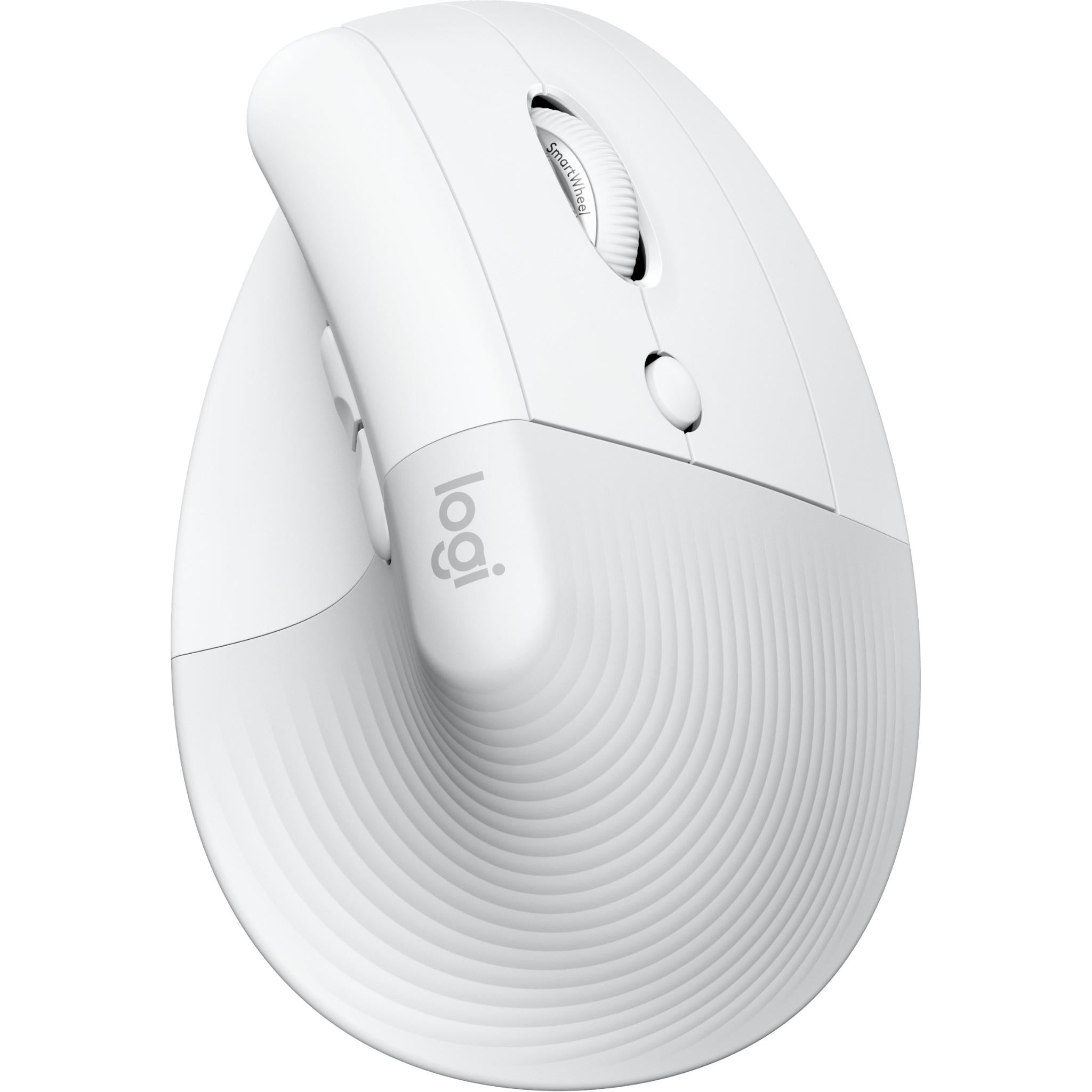 logitech lift vertical ergonomic mouse for mac (pale grey)