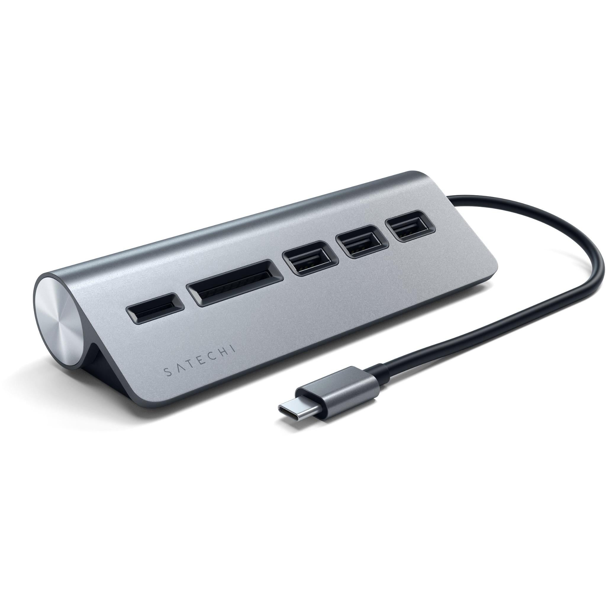 satechi usb-c combo hub for desktop (space grey)