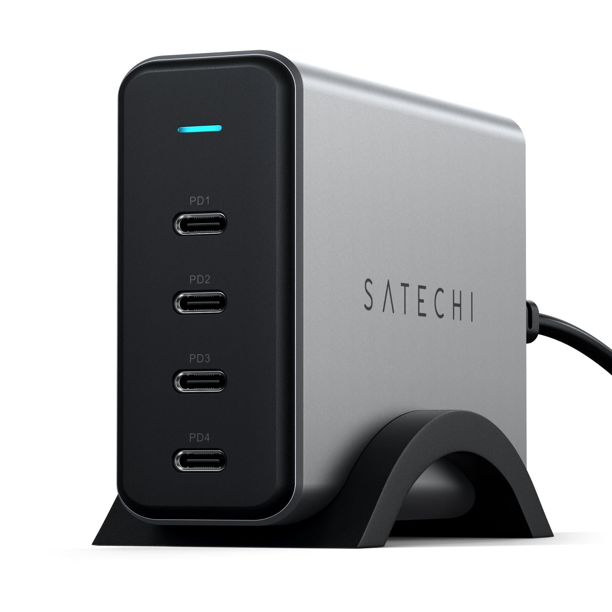 satechi 165w usb-c 4 port pd gan charger