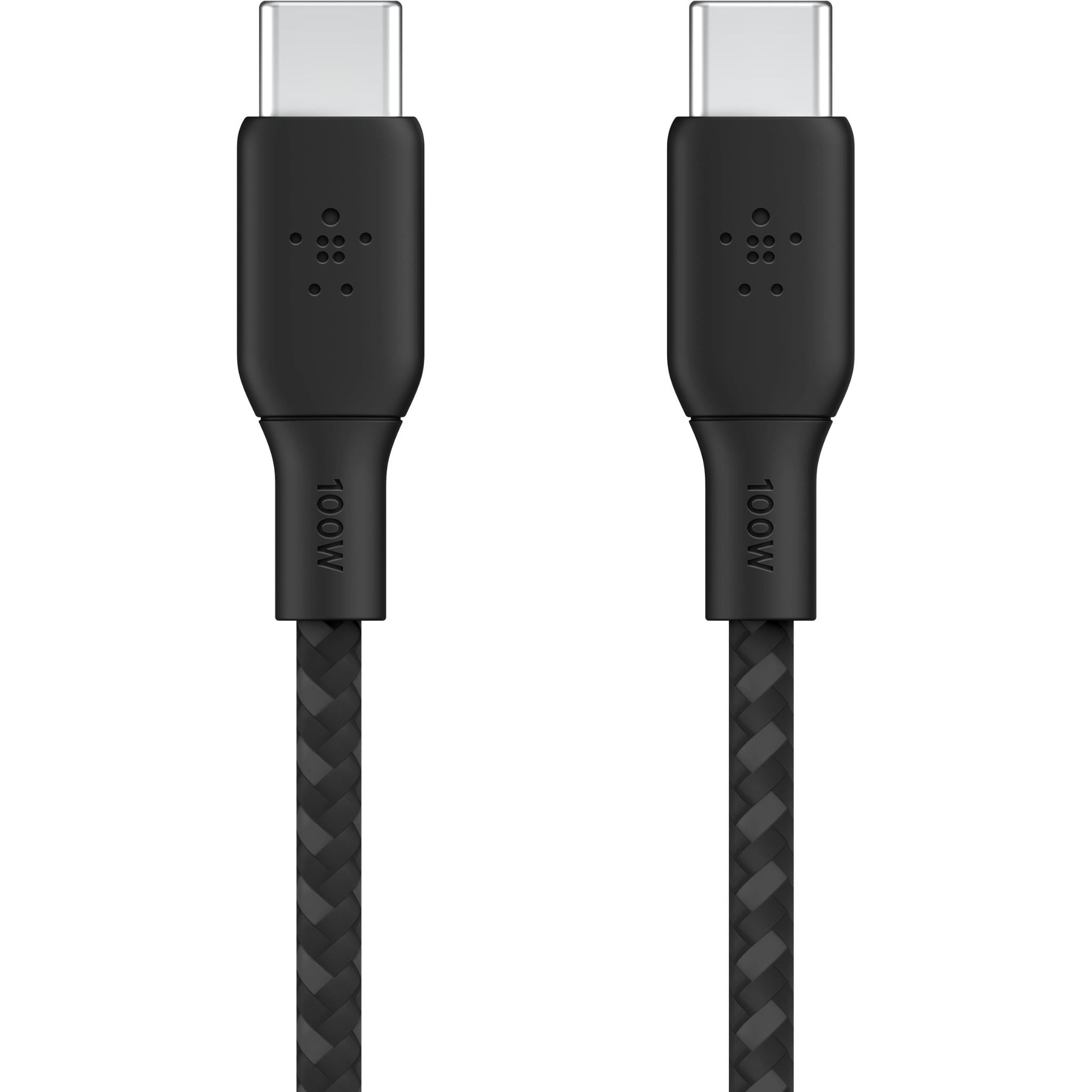 belkin boostup charge 100w usb-c cable 2m (black)