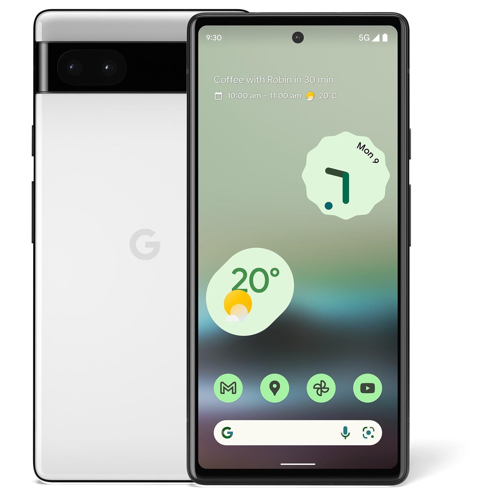 google pixel 6a 5g 128gb (chalk)