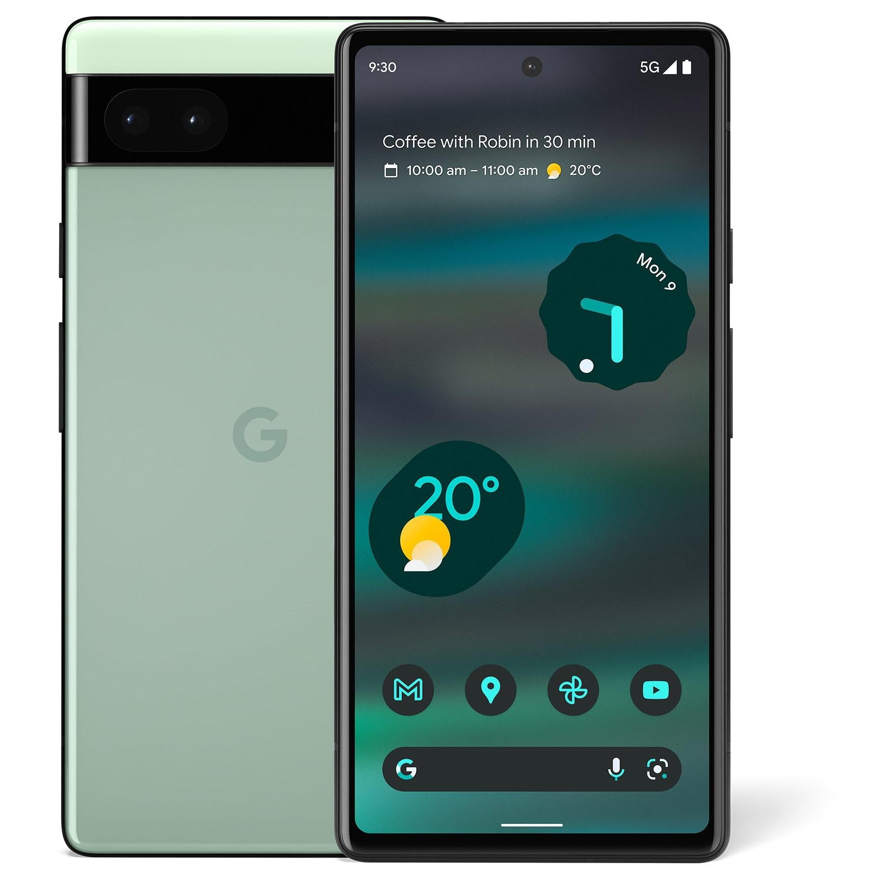 Google Pixel 6a 5G 128GB (Chalk) - JB Hi-Fi