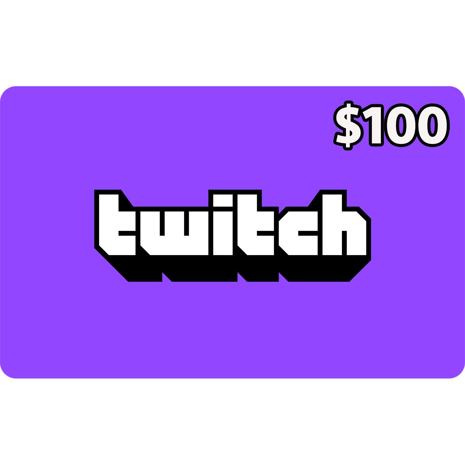 twitch $100 gift code