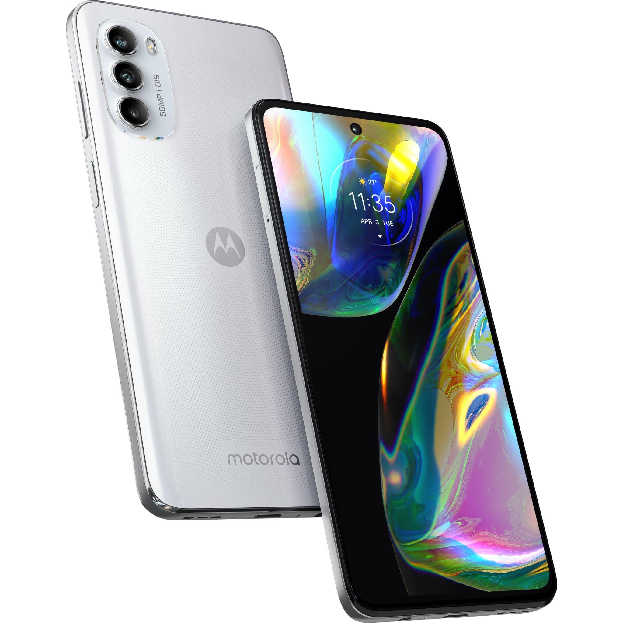 motorola g82 5g 128gb (white lilly)