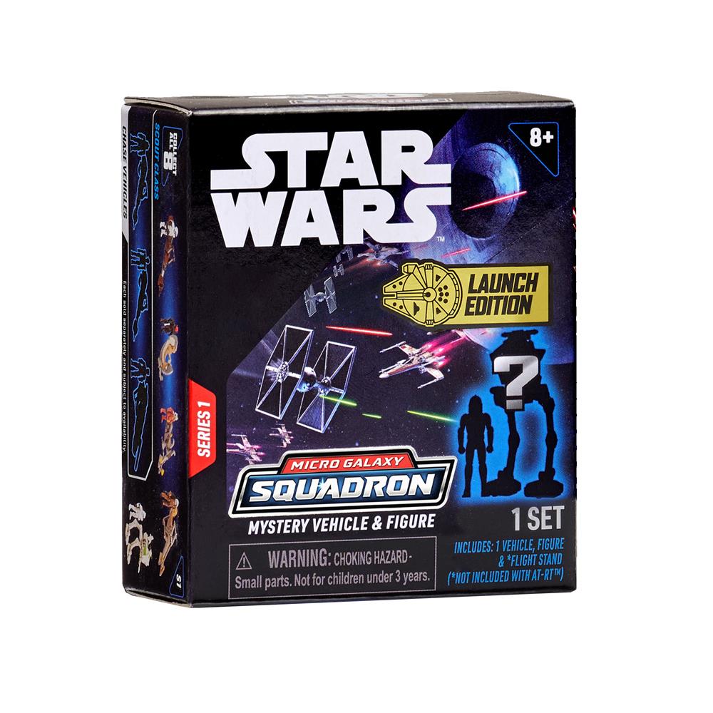 star wars micro galaxy squadron - mystery vehicle & figure (blind box)