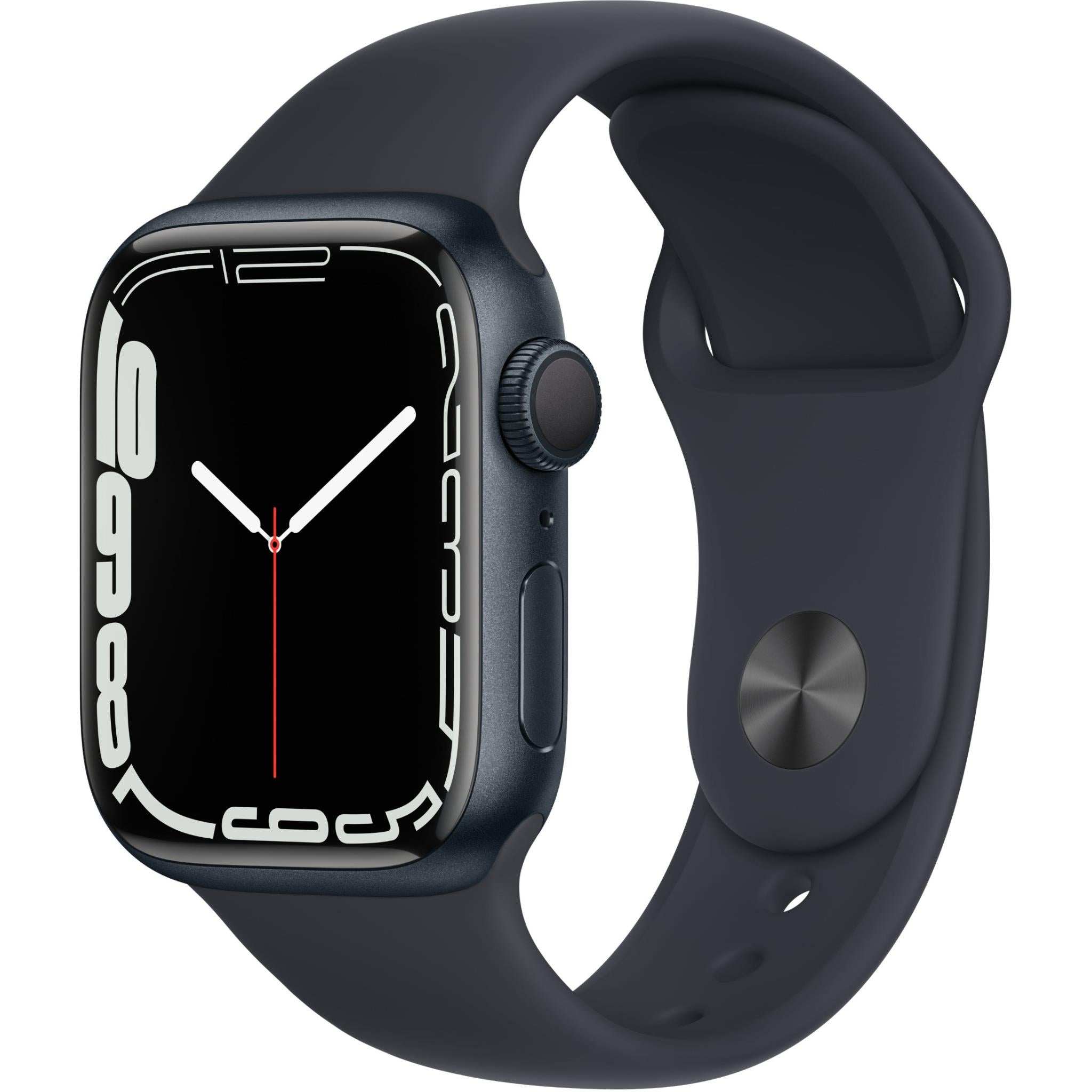 apple watch series 7 41mm midnight aluminium case gps [^renewed]