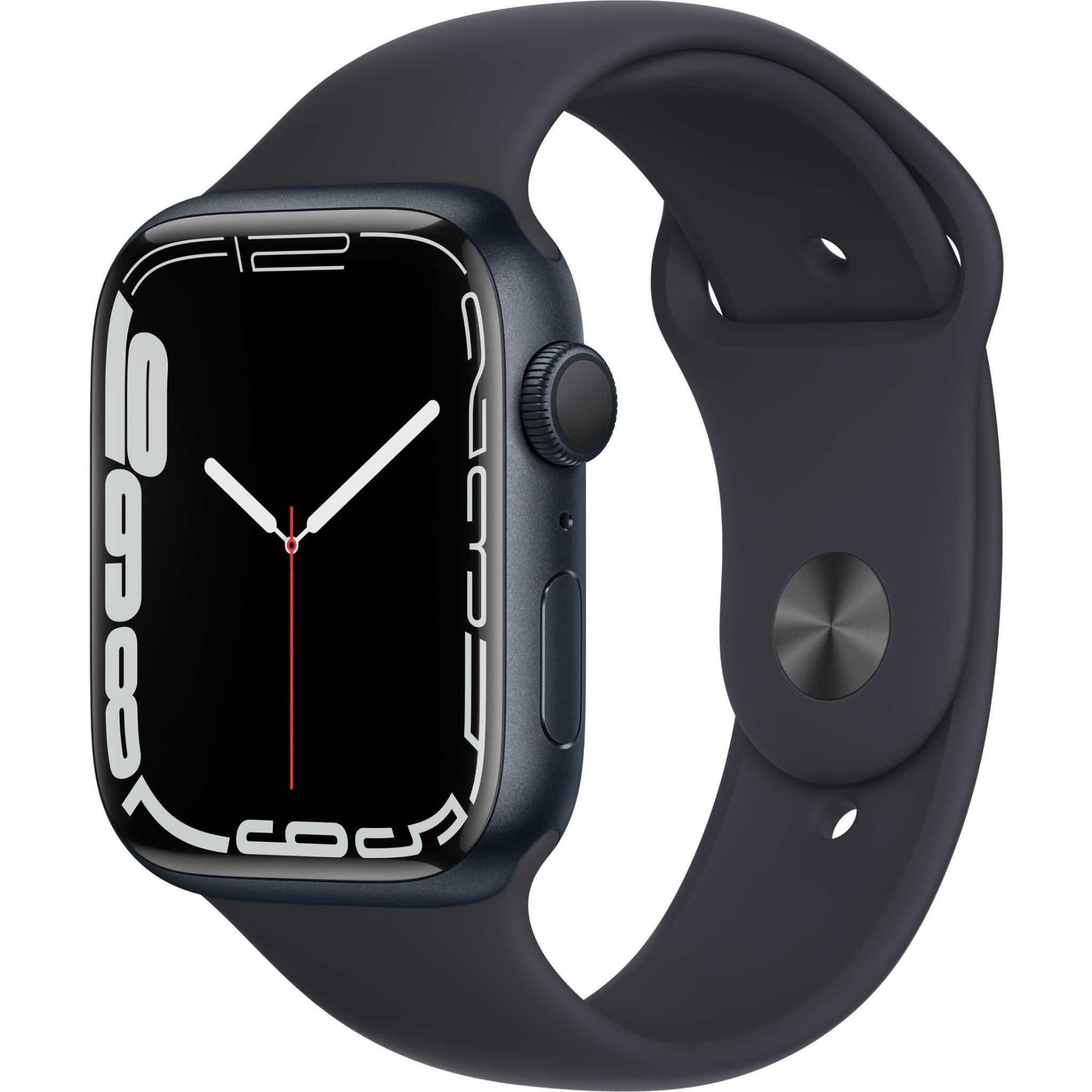 apple watch series 7 45mm midnight aluminium case gps [^renewed]