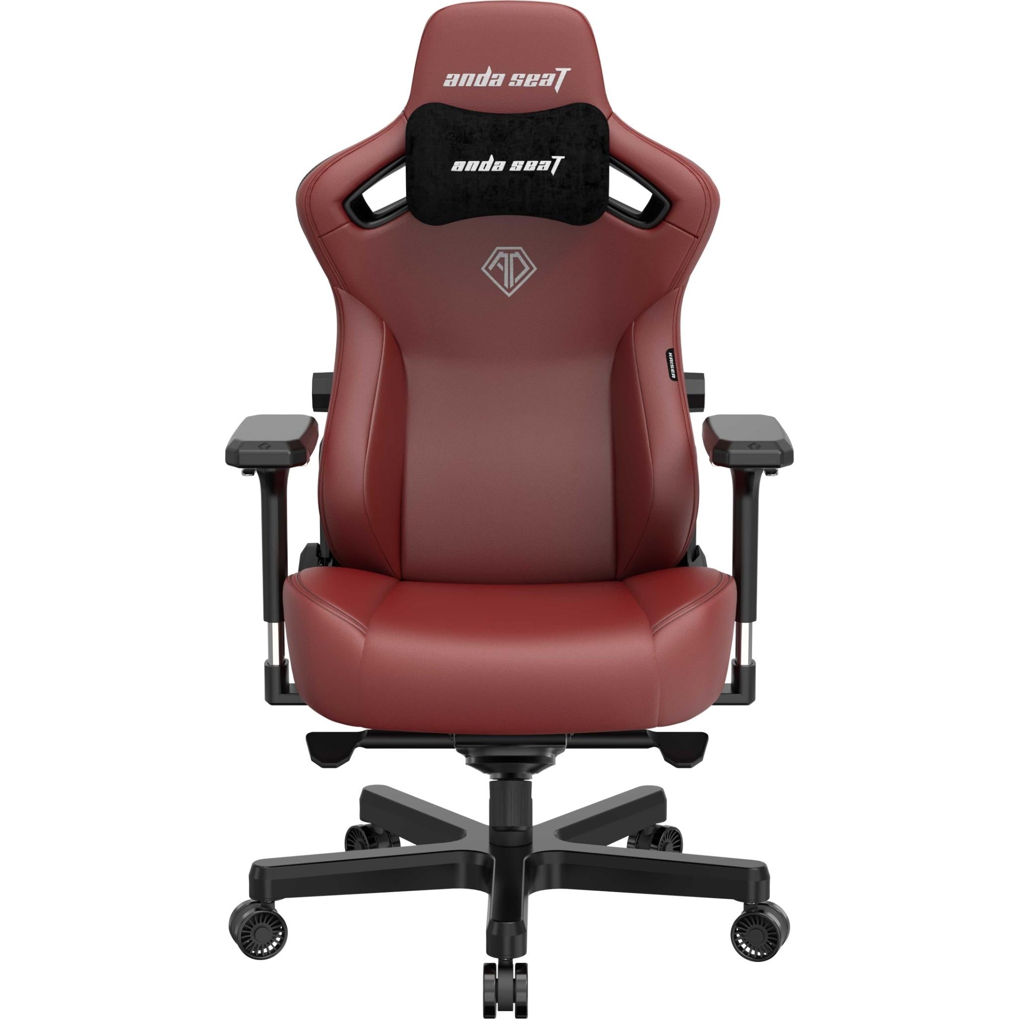 anda seat kaiser 3 series premium gaming chair maroon (large)