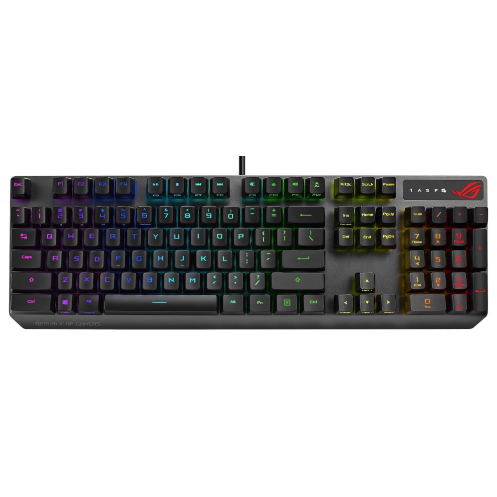 asus rog strix scope rx optical gaming keyboard (rx red switch)