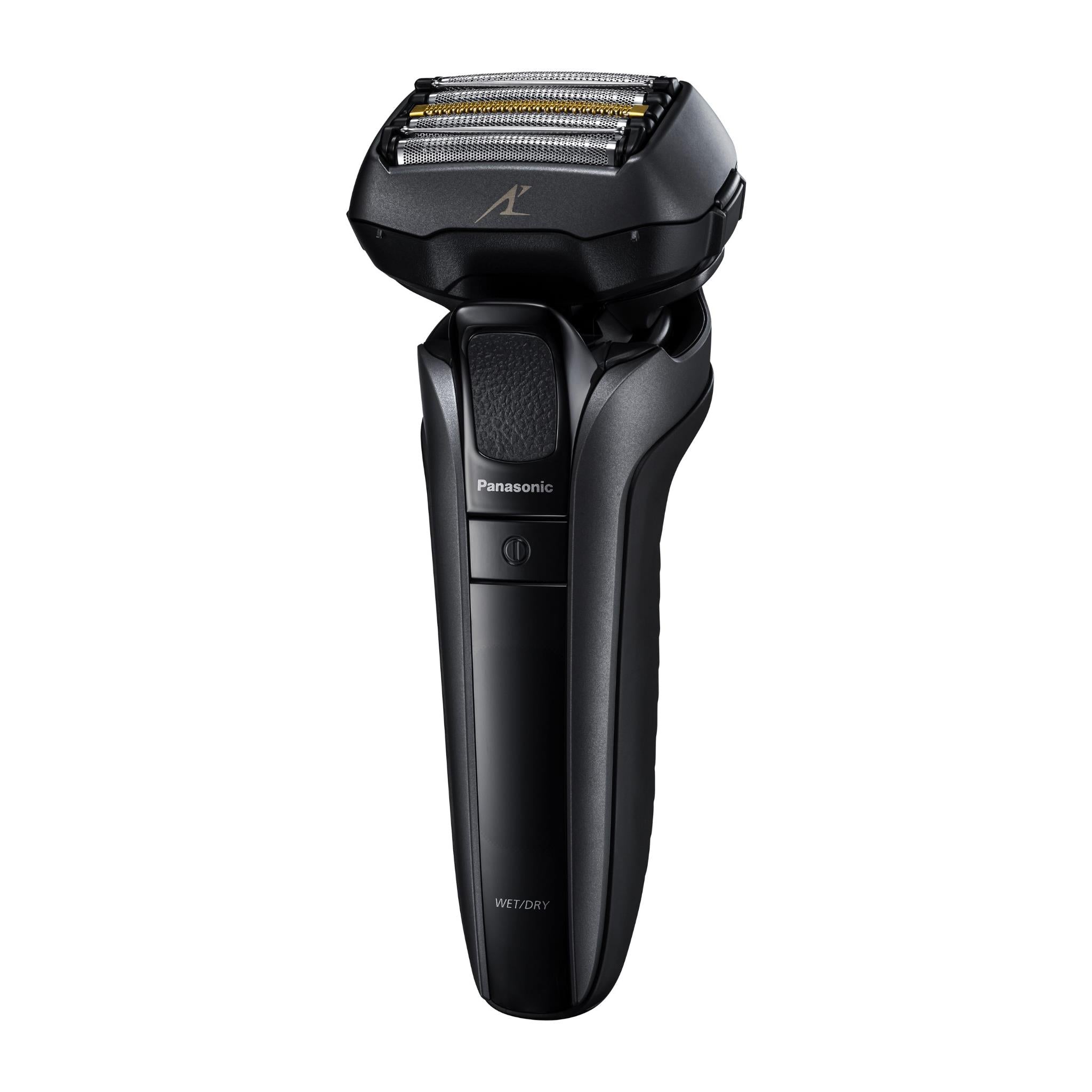 panasonic 5-blade shaver with thick stubble blade + cleaning station