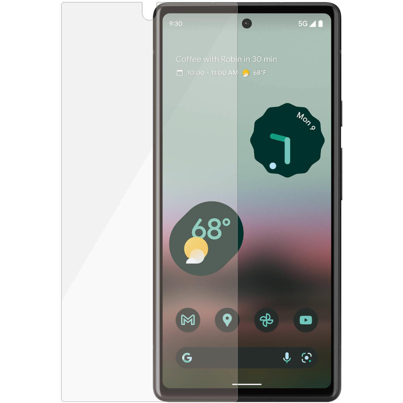 panzerglass case frieldly screen protector for pixel 6a