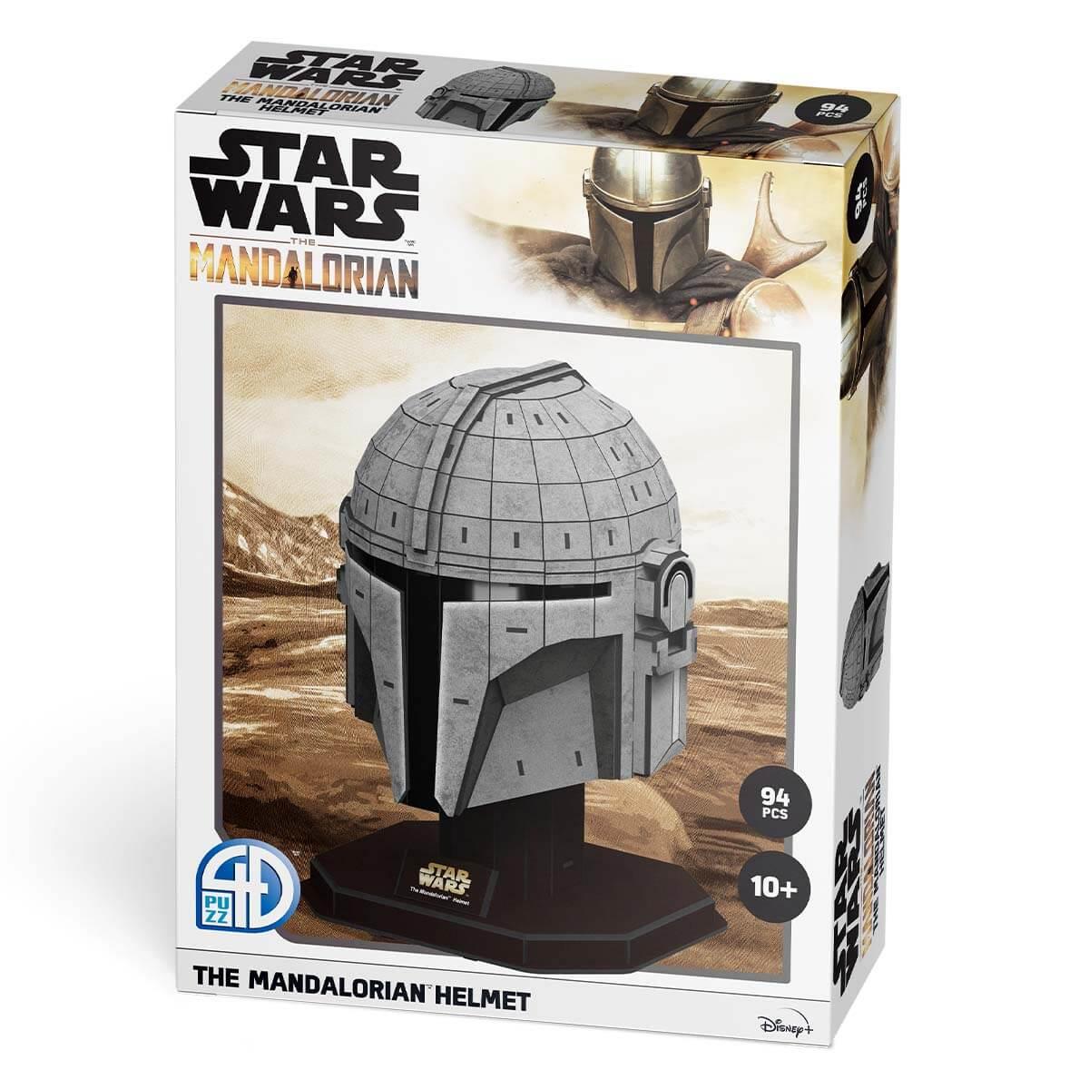 star wars - mandalorian helmet 94pc 3d paper model kit