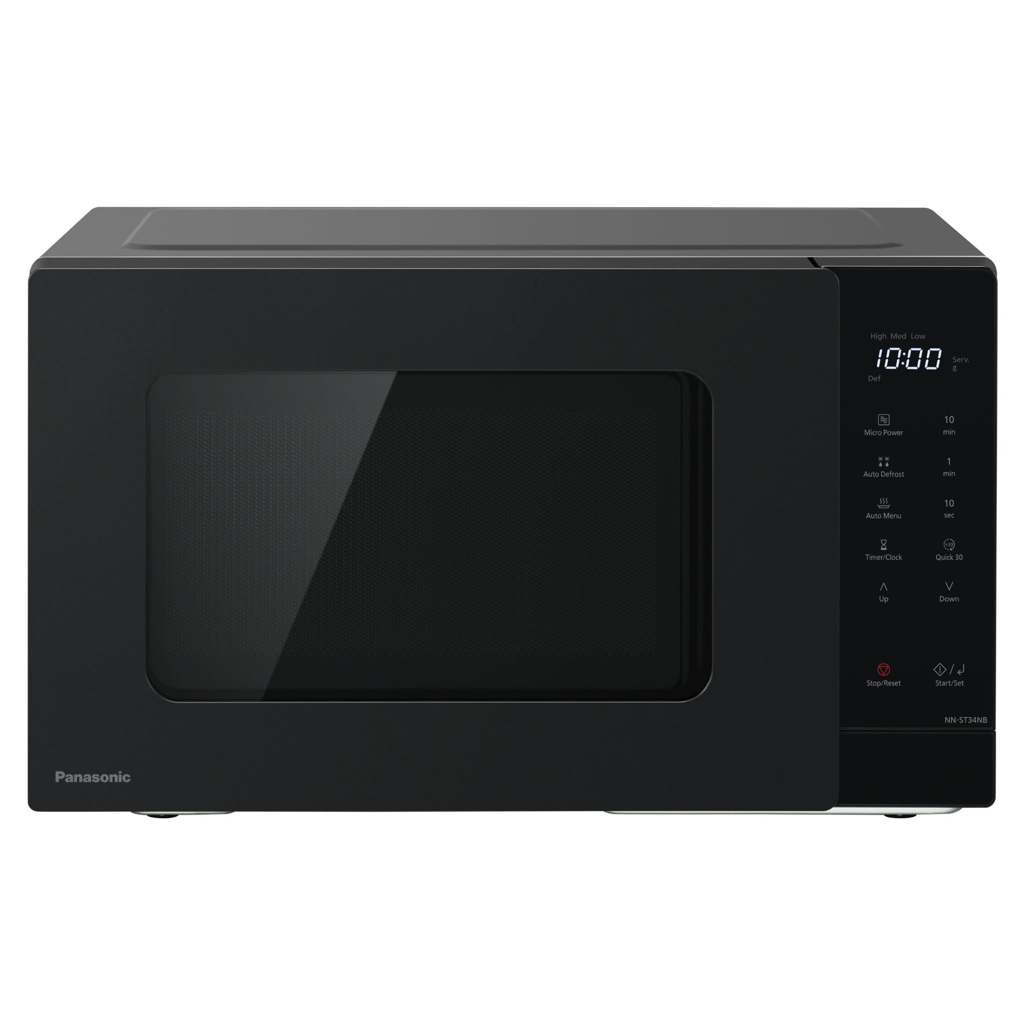 panasonic nn-st34nb 25l 900w microwave oven (black)