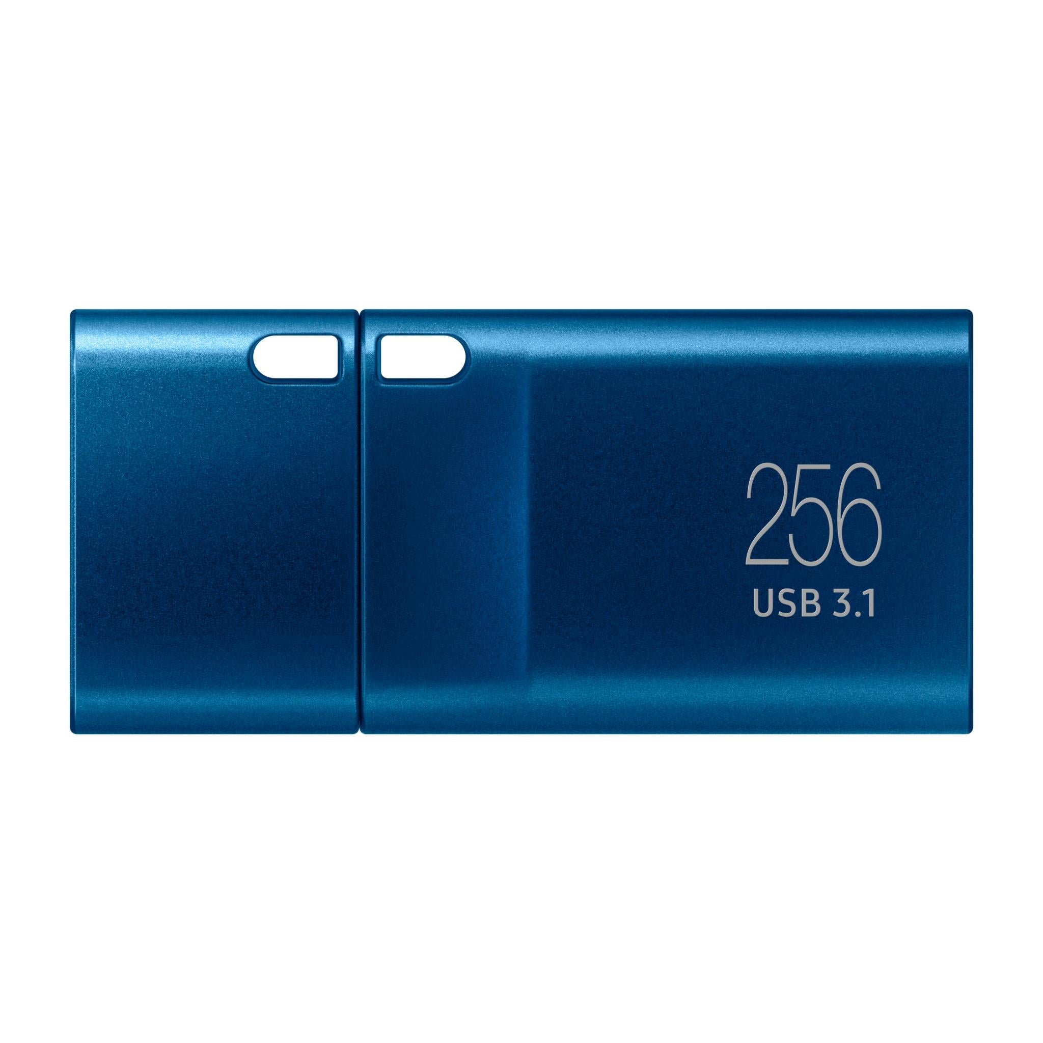 samsung type-c usb flash drive 256gb (blue)