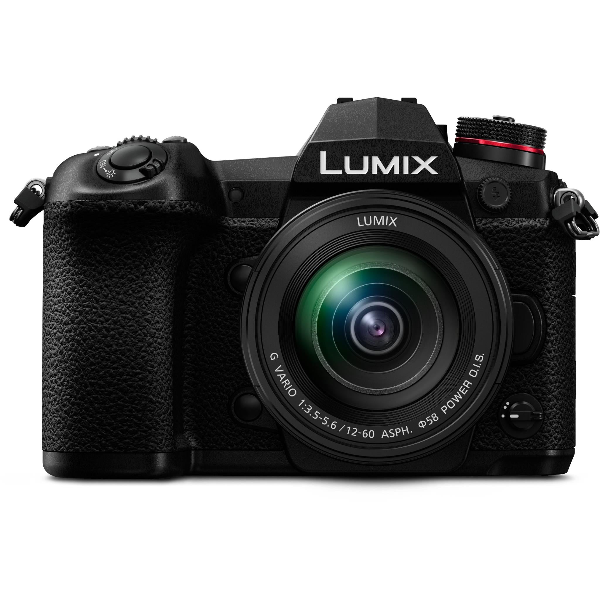 panasonic lumix g9 mirrorless camera with 12-60mm lens kit