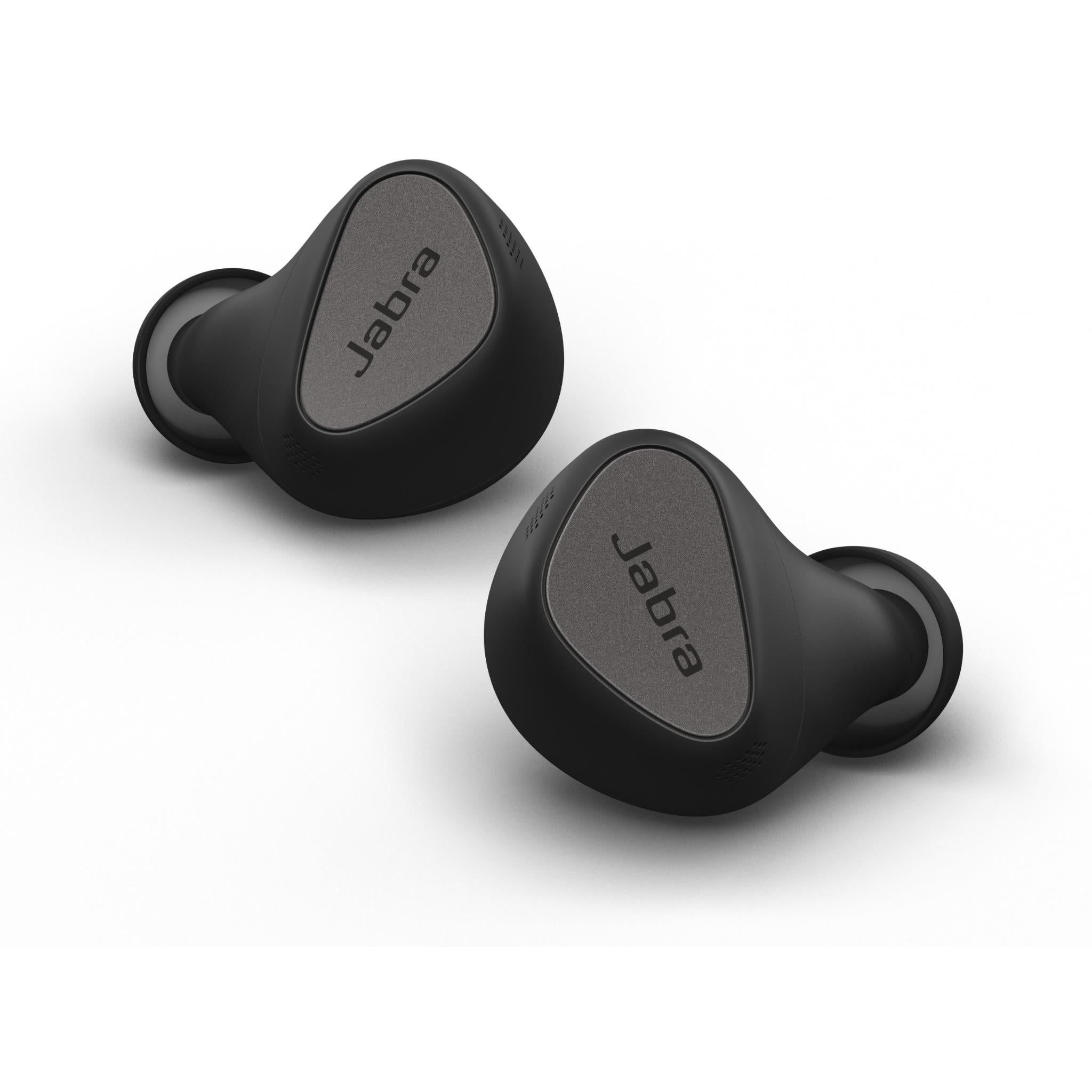 jabra elite 5 anc true wireless in-ear headphones (titanium black)