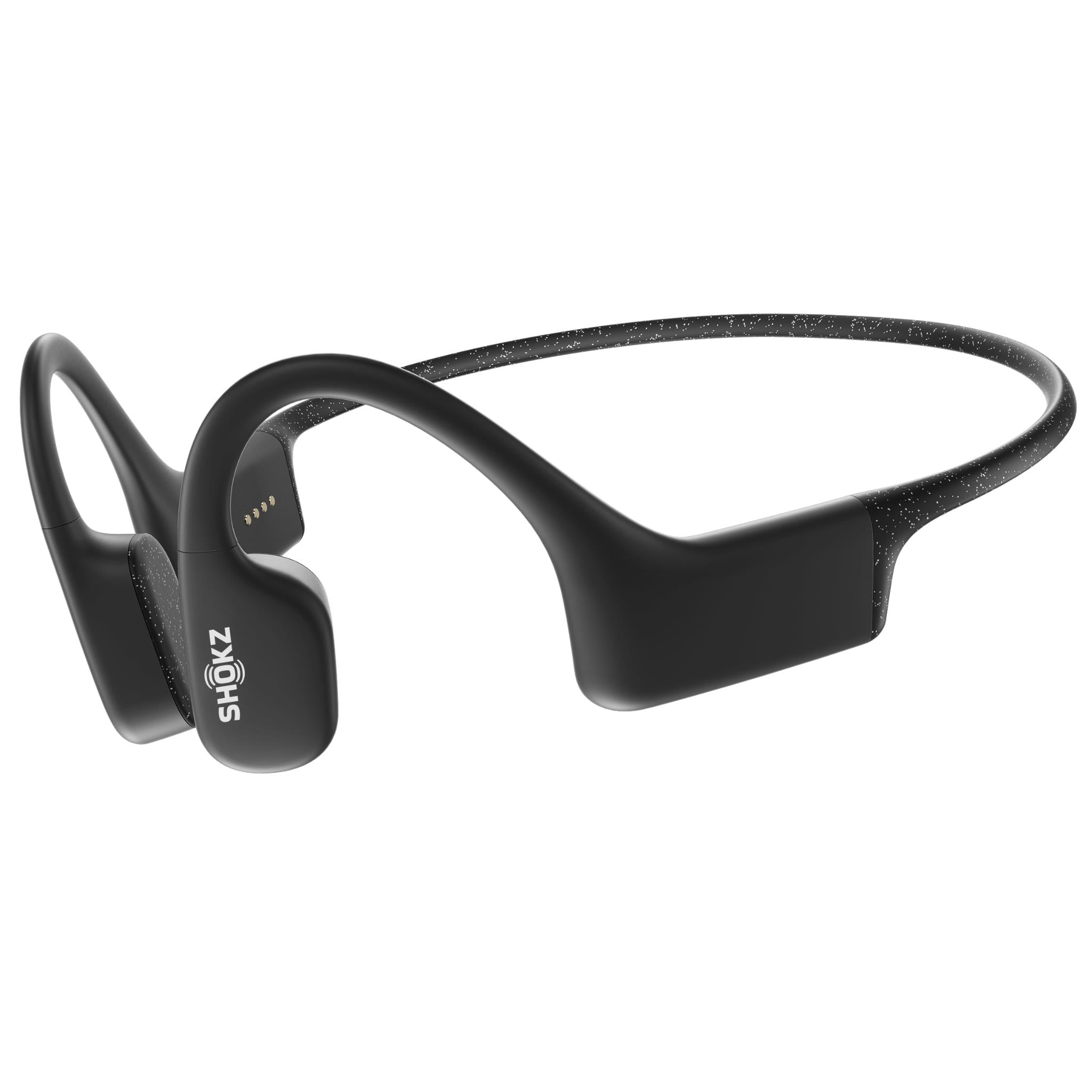 shokz openswim wireless open-ear headphones (black)