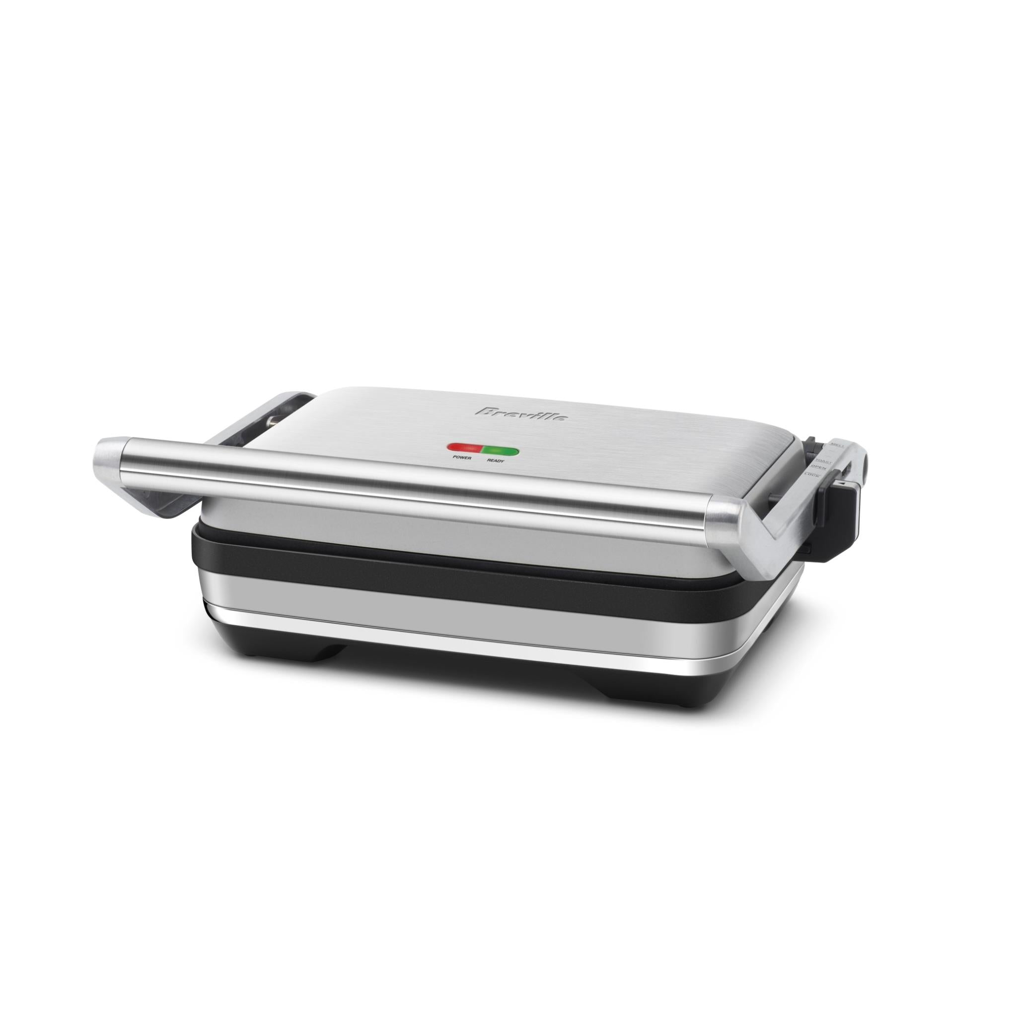 breville the toast & melt 2 slice sandwich grill (stainless steel)