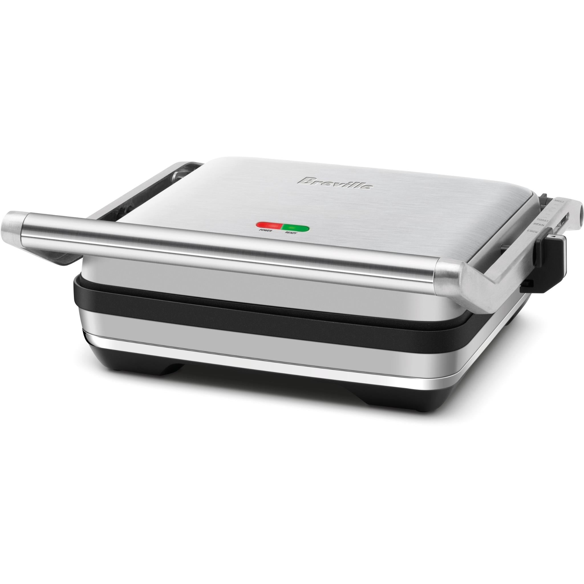 breville the toast & melt 4 slice sandwich grill (stainless steel)