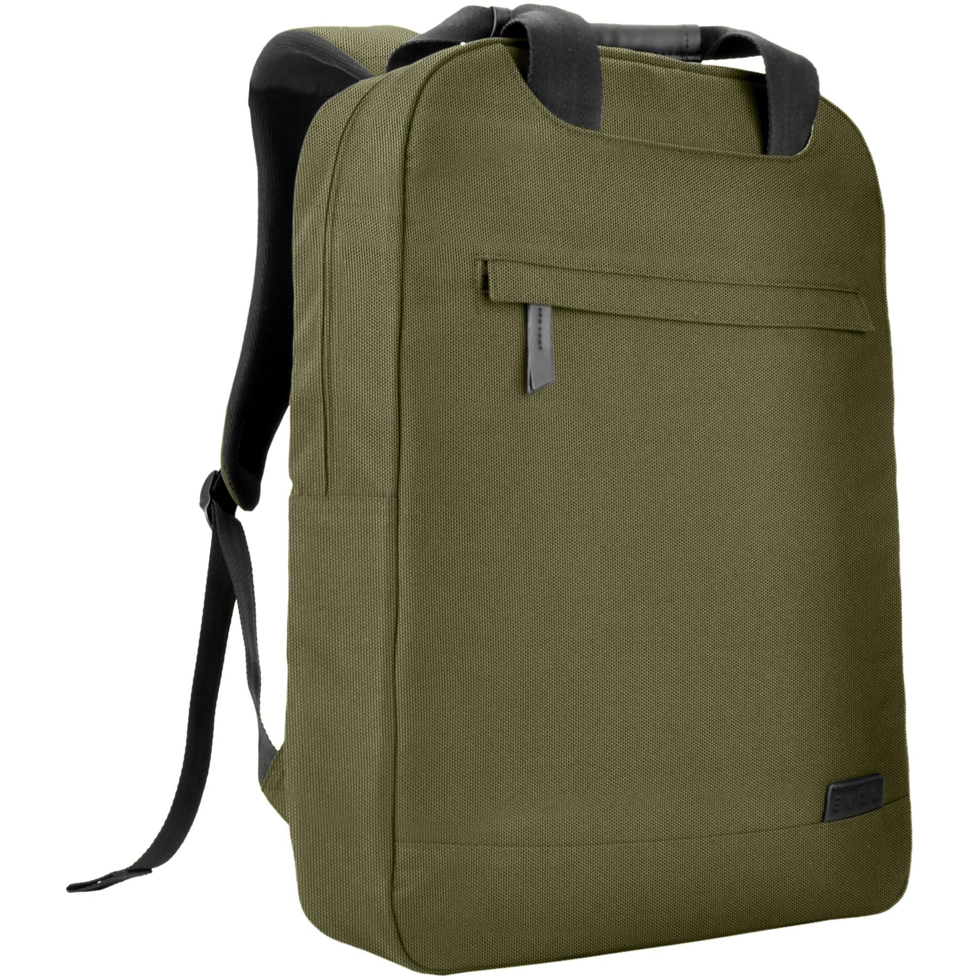 evol 15.6" recycled laptop backpack (olive)