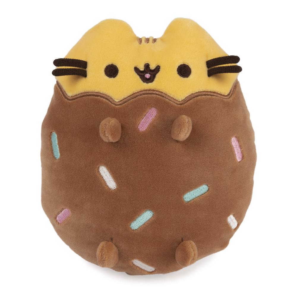 pusheen chocolate dipped cookie plush