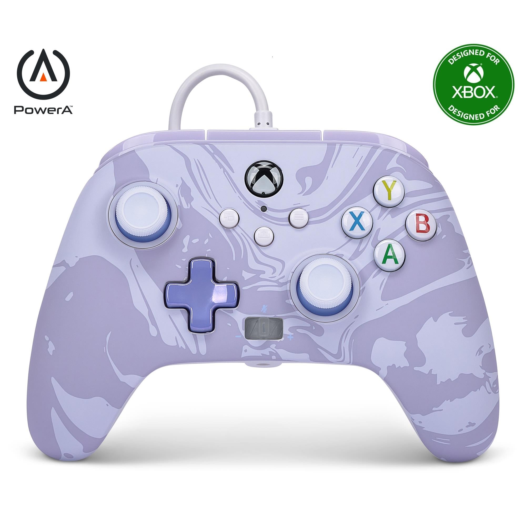 power a enwired controller for xbox series x/s (lavender swirl)