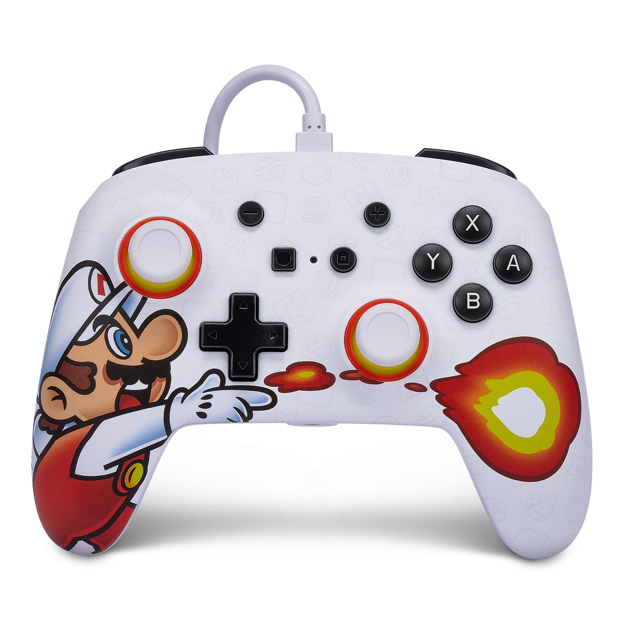 power a enwired controller for nintendo switch (fireball mario)