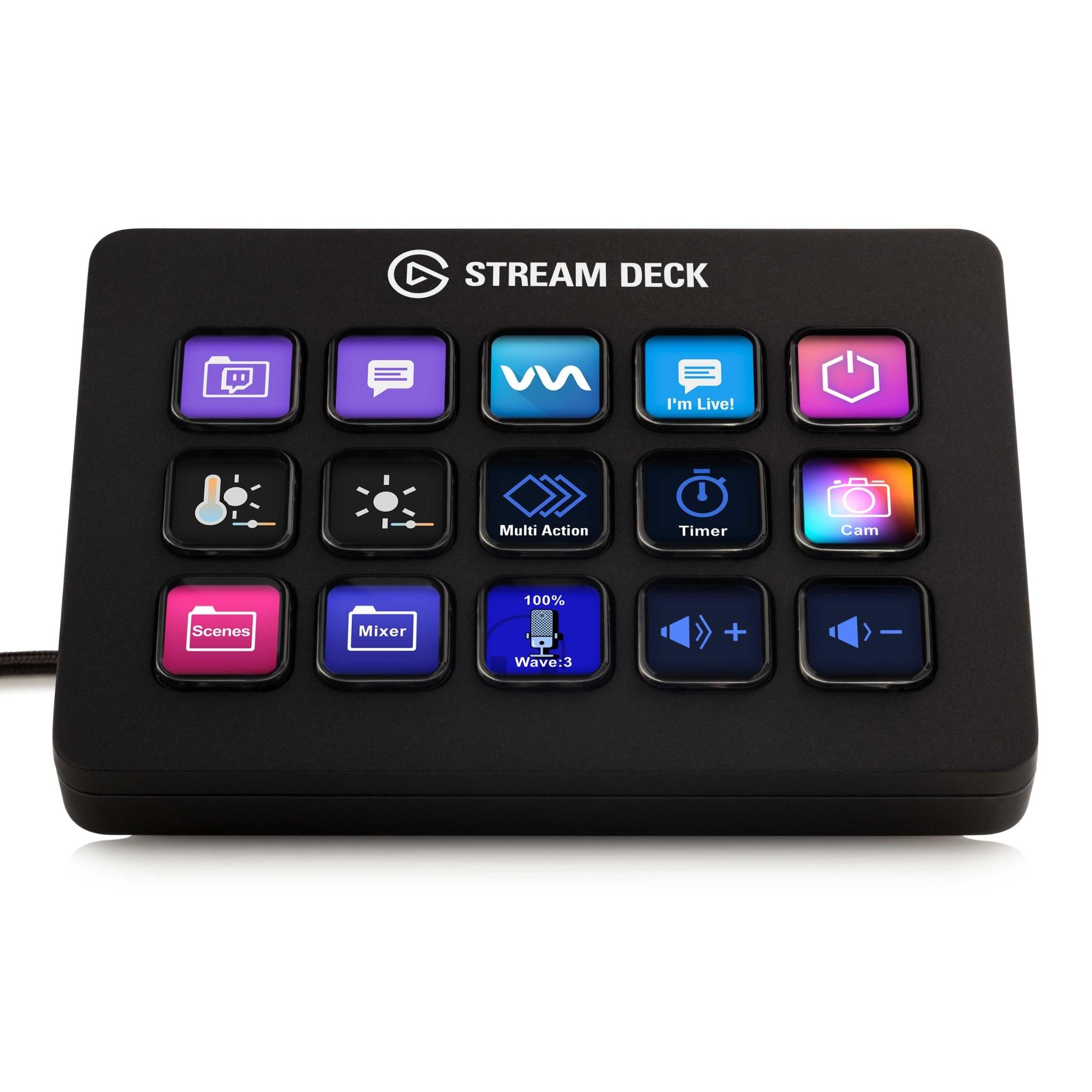 elgato stream deck mk.2 black