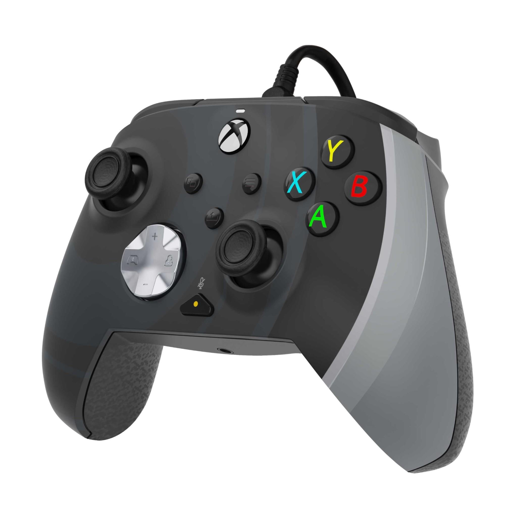 rematch wired controller for xbox series x|s (radial black)