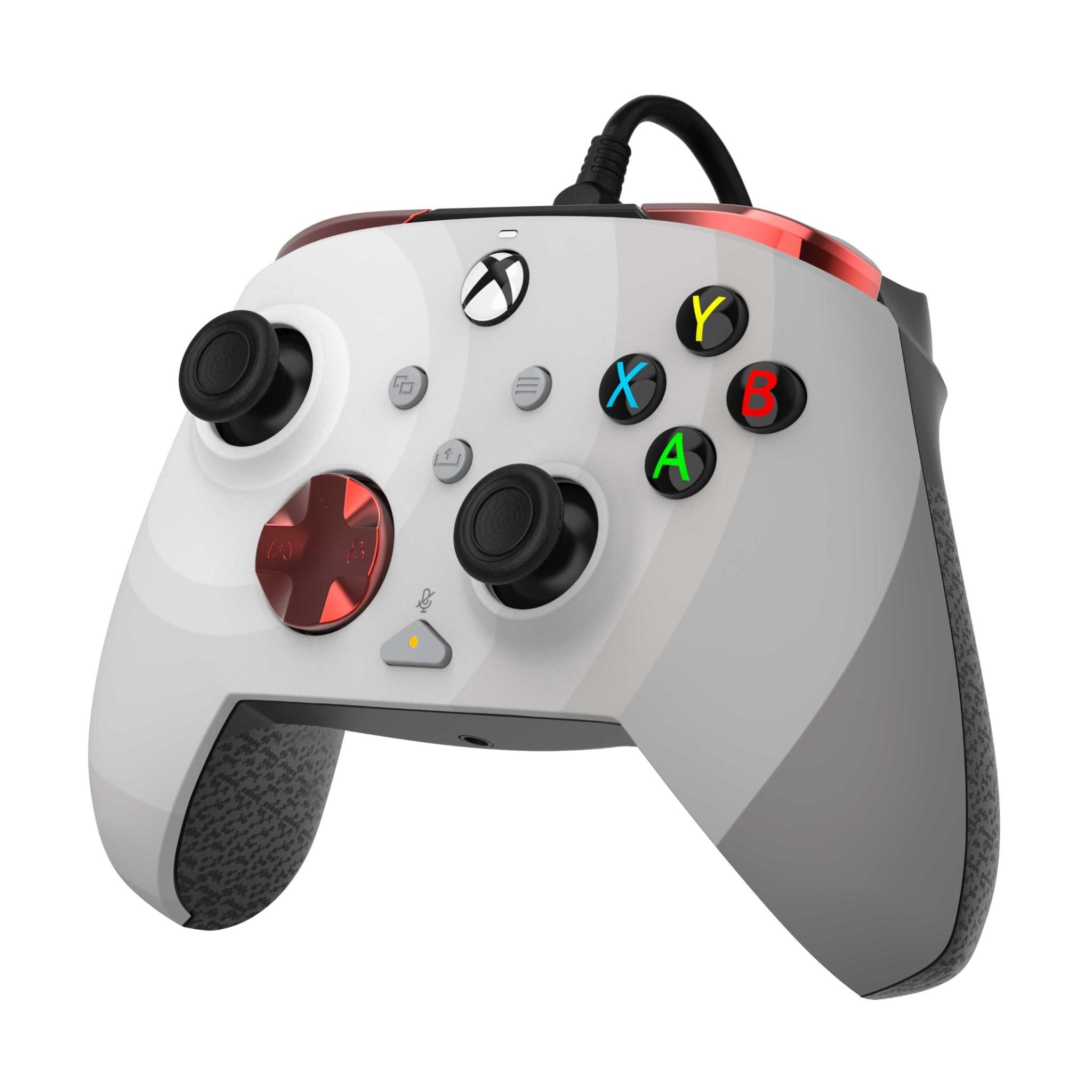 rematch wired controller for xbox series x|s (radial white)