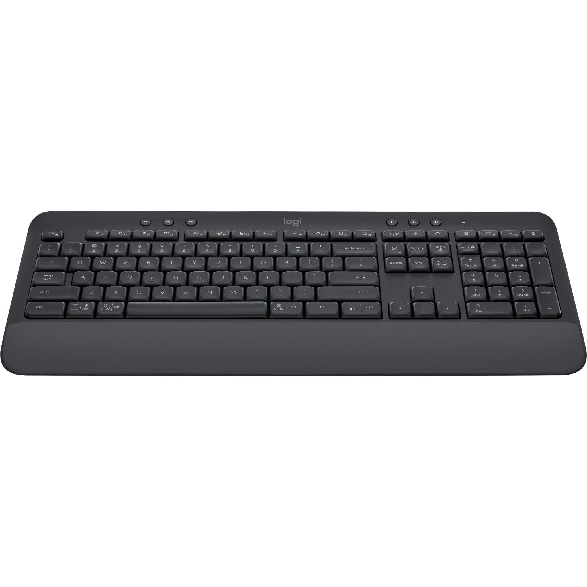 logitech k650 signature wireless keyboard (graphite)