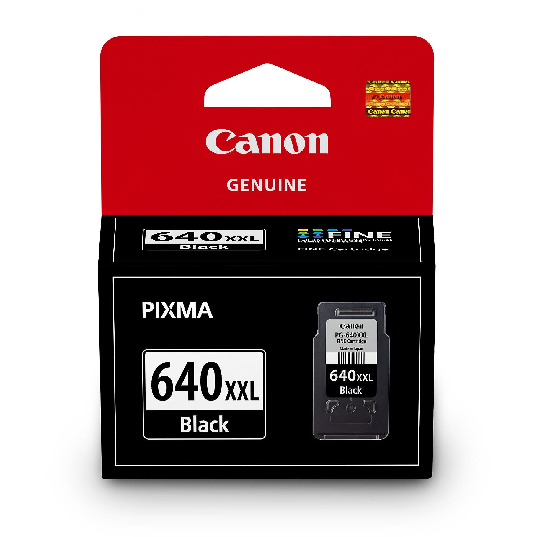 canon pixma 640 standard capacity ink cartridge (black)