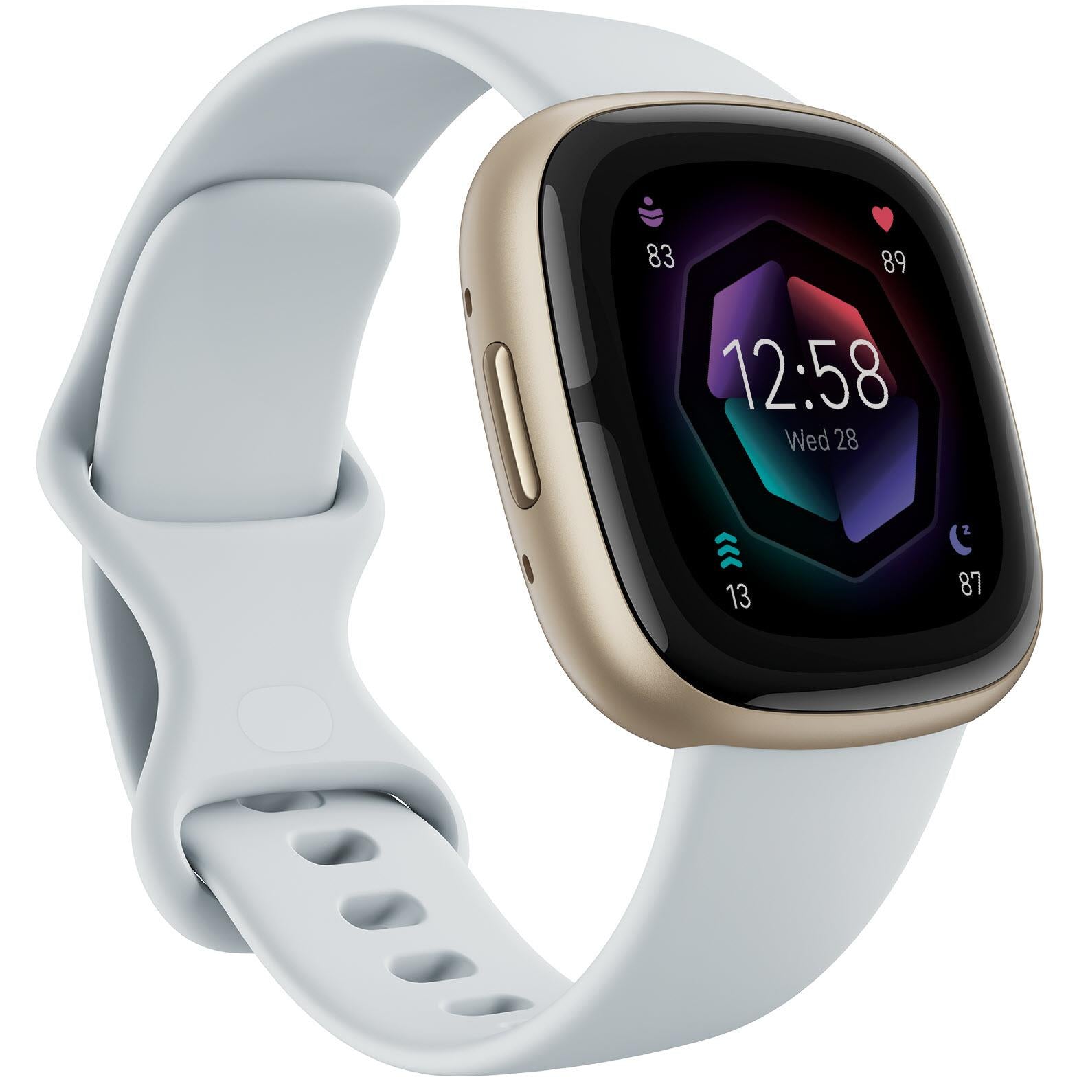 fitbit sense 2 (blue mist/pale gold)