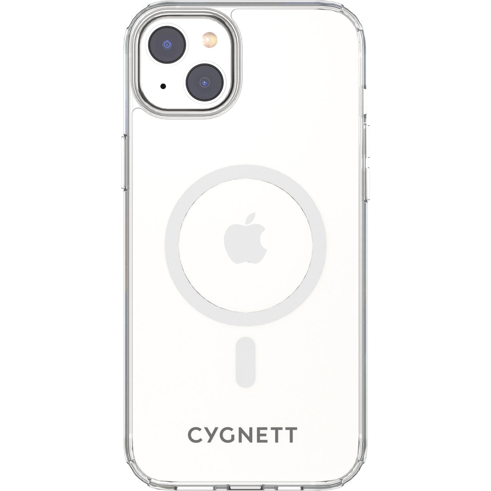 cygnett aeromag protective case for iphone 14 plus (clear)