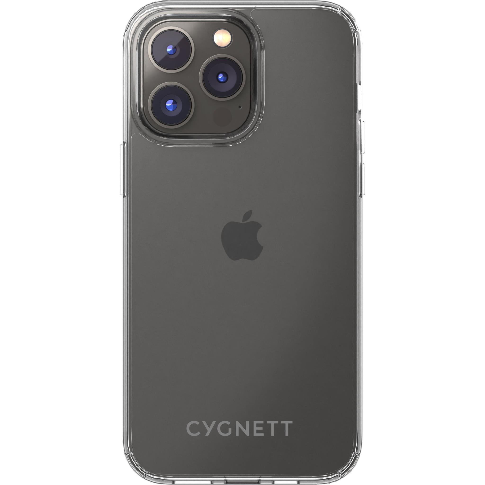 cygnett aeroshield protective case for iphone 14 pro max (clear)