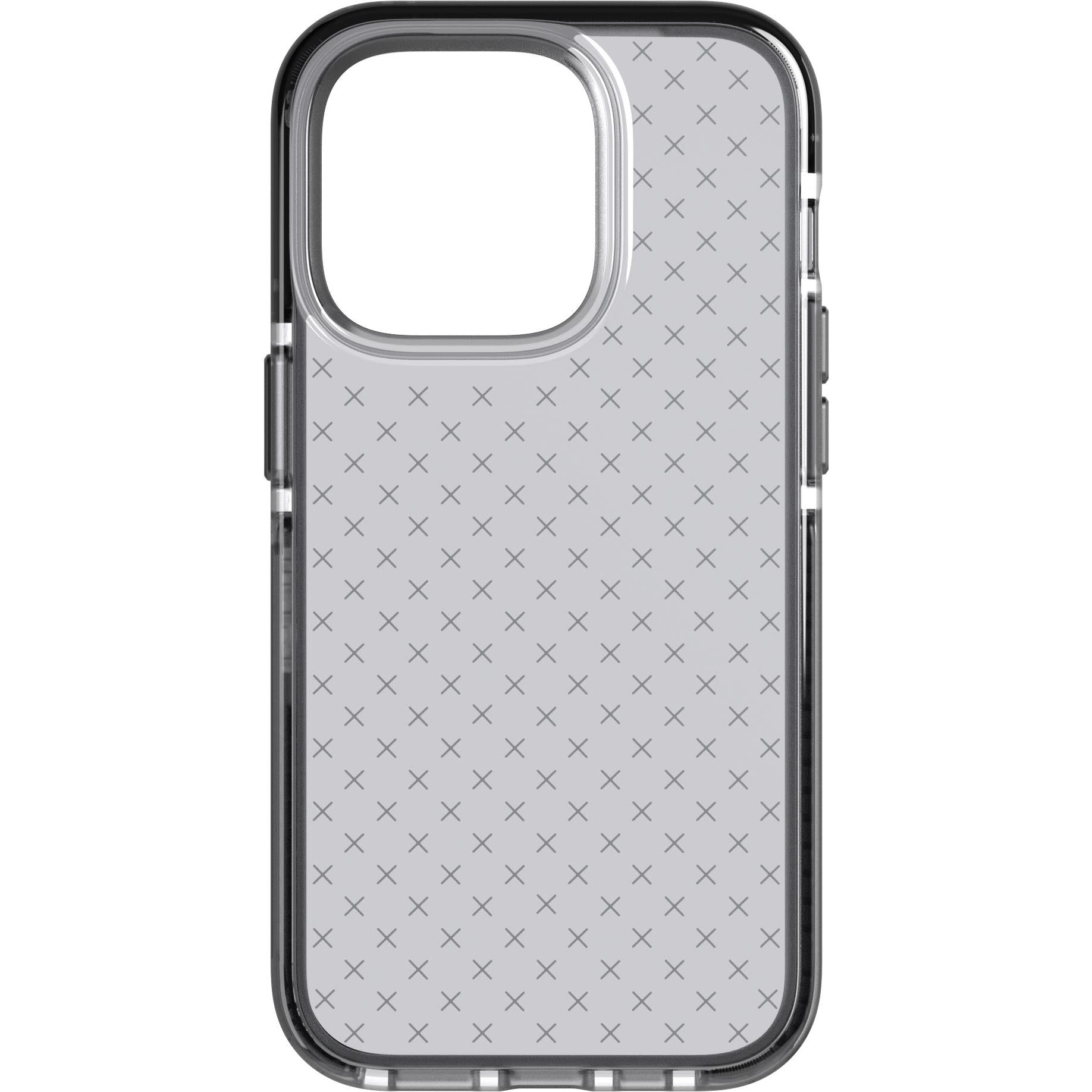 tech21 evocheck case for iphone 14 pro (smokey/black)