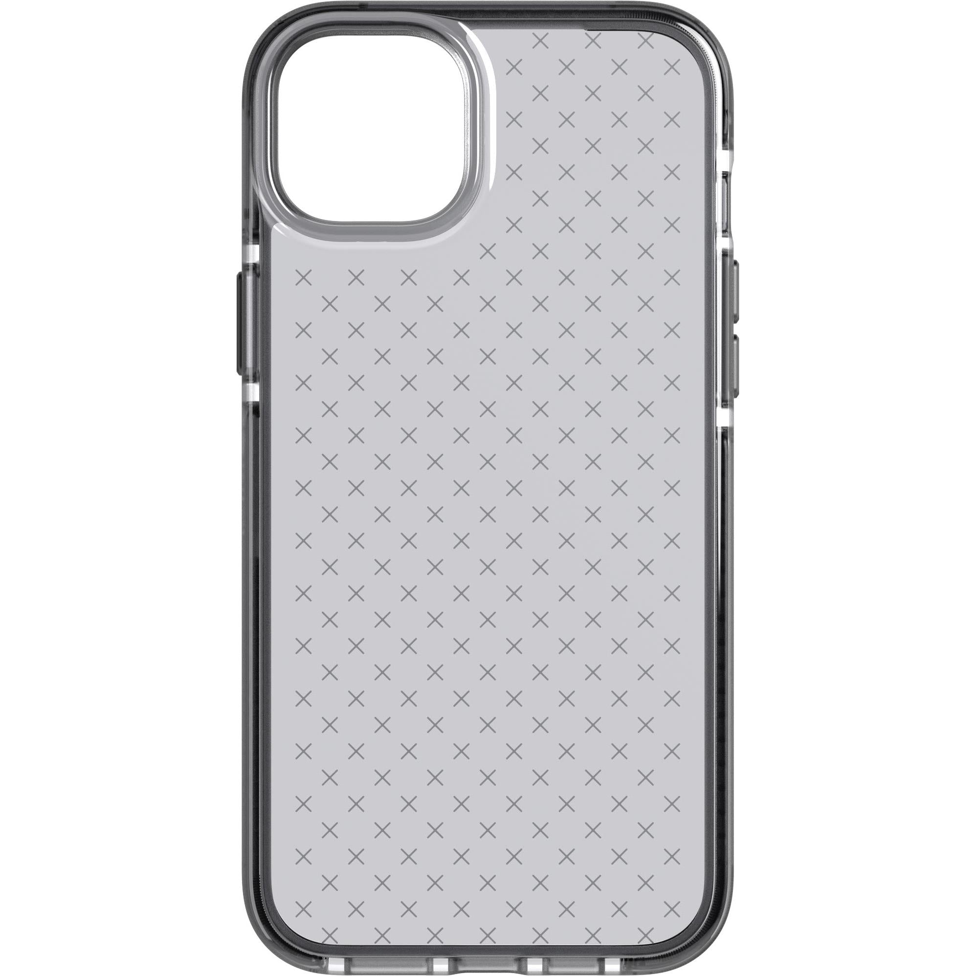 tech21 evocheck case for iphone 14 plus (smokey/black)