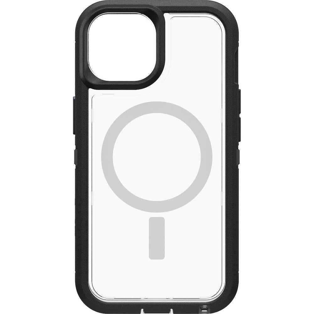 otterbox defender xt case with magsafe for iphone 14 (black crystal)