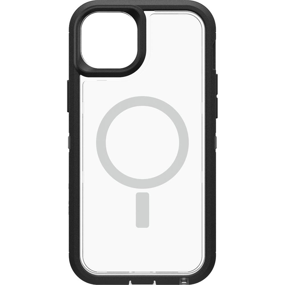 otterbox defender xt case with magsafe for iphone 14 plus (black crystal)