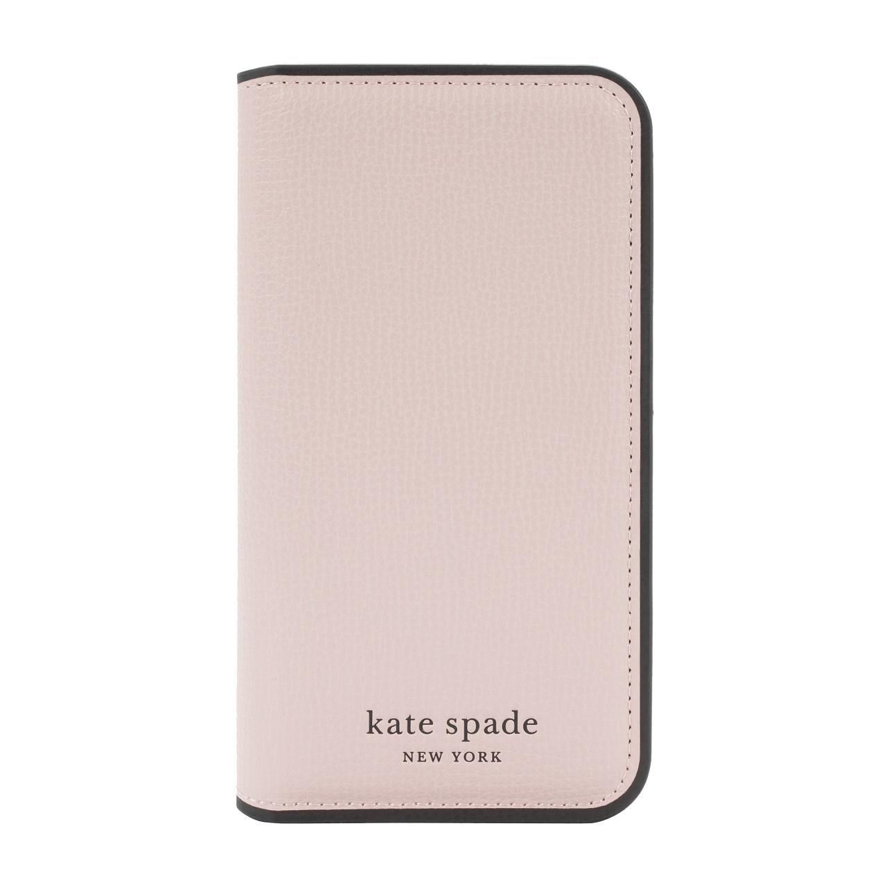 Kate Spade New York Folio Case for iPhone 14 (Pale Vellum/Black) - JB Hi-Fi