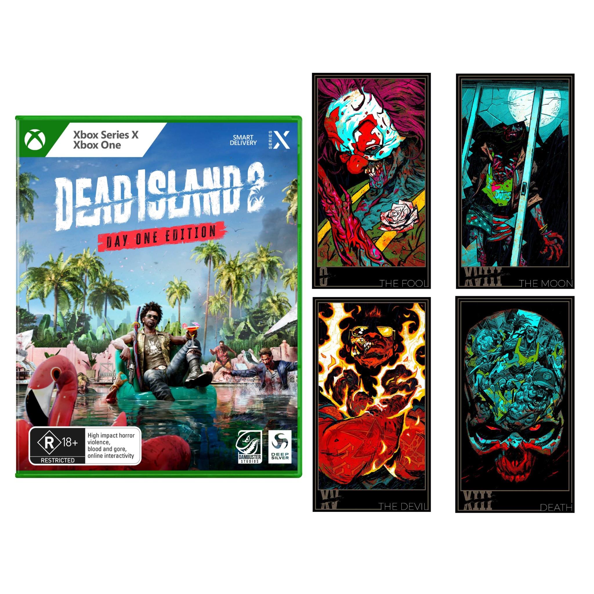 dead island 2 day one edition with bonus zombie tarot cards