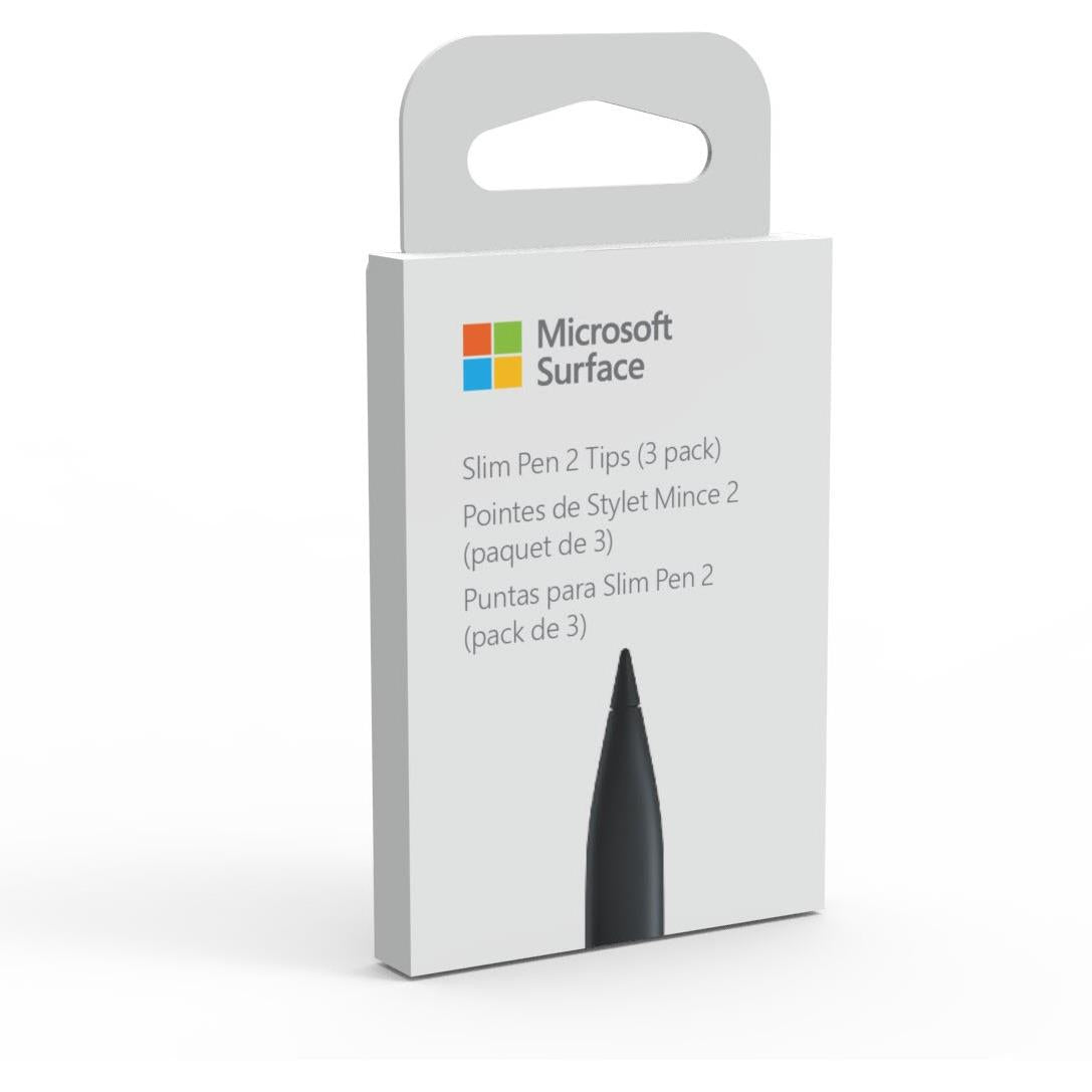 microsoft surface slim pen 2 tips 3 pack (black)