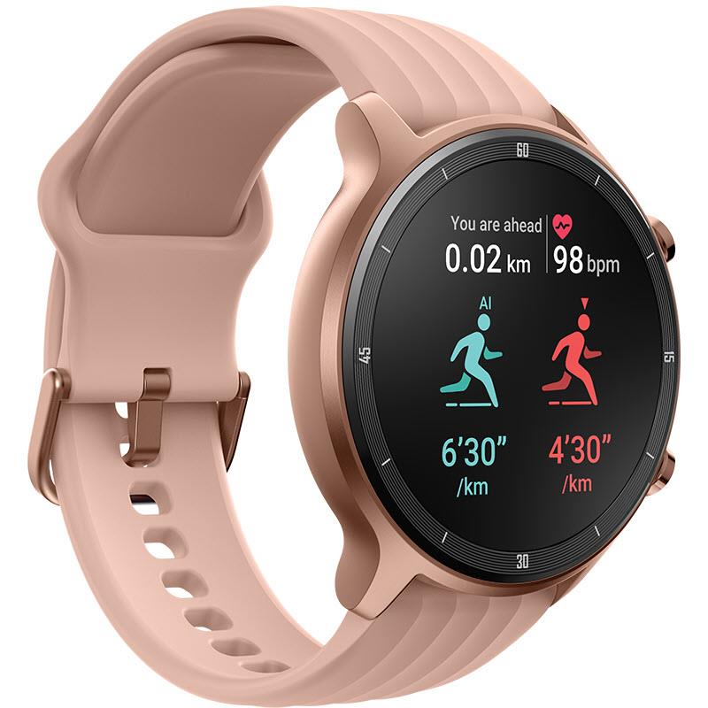 ryze flex fitness & wellbeing smart watch (rose gold/pink)