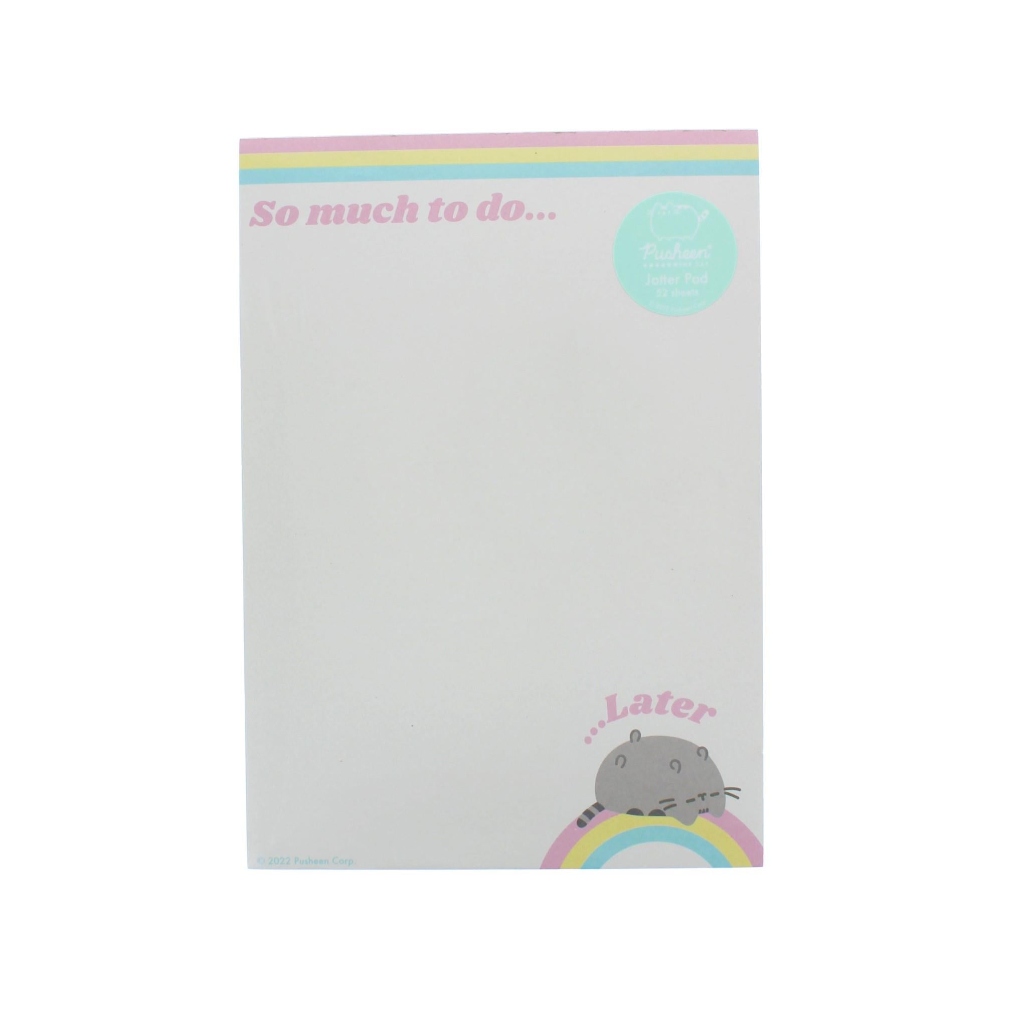 pusheen self care desk pad