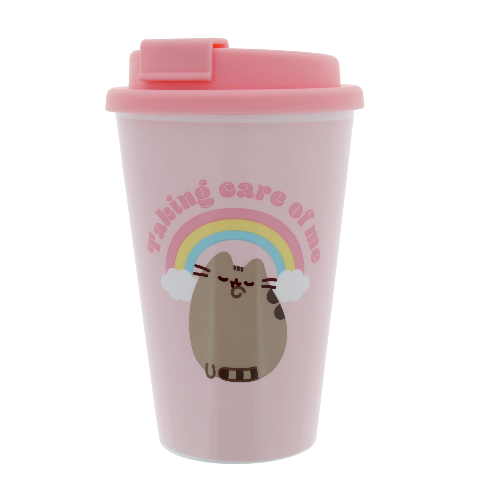 pusheen self care travel mug