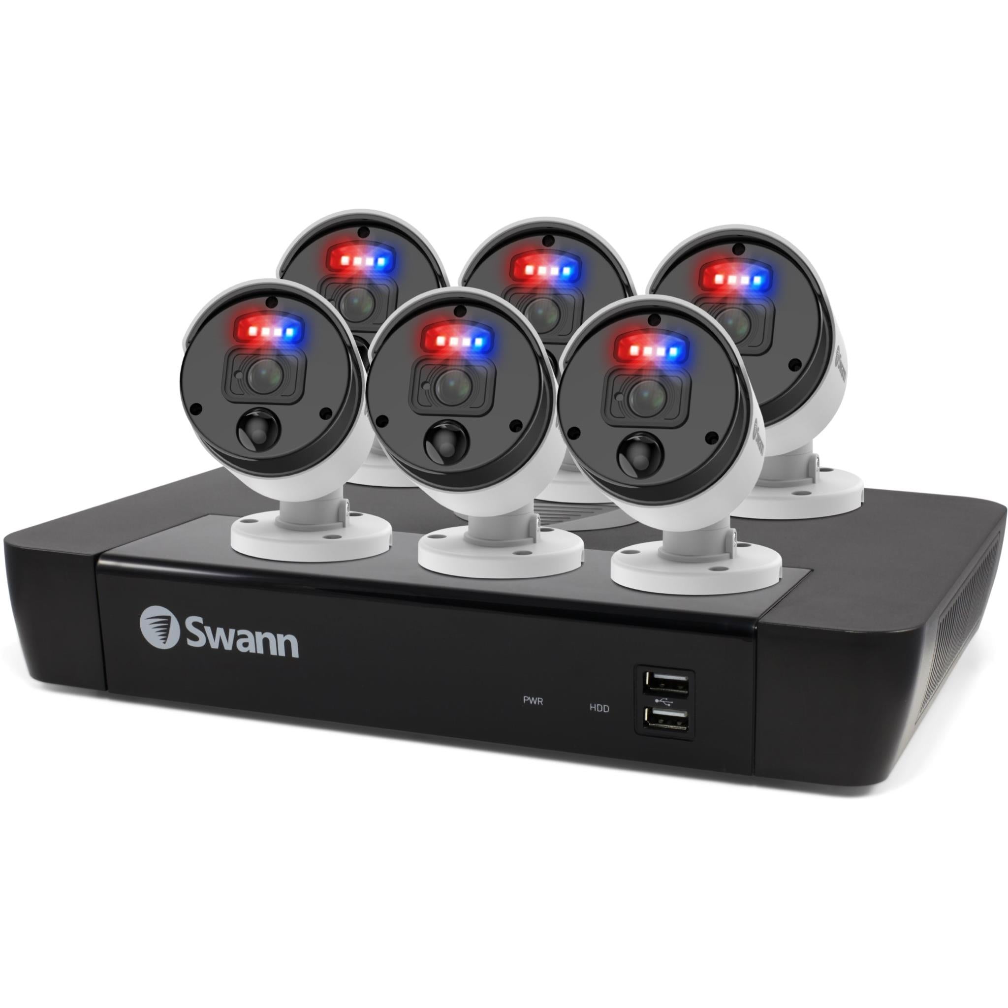 swann master series enforcer 6 camera 8 channel 4k uhd 2tb nvr security system