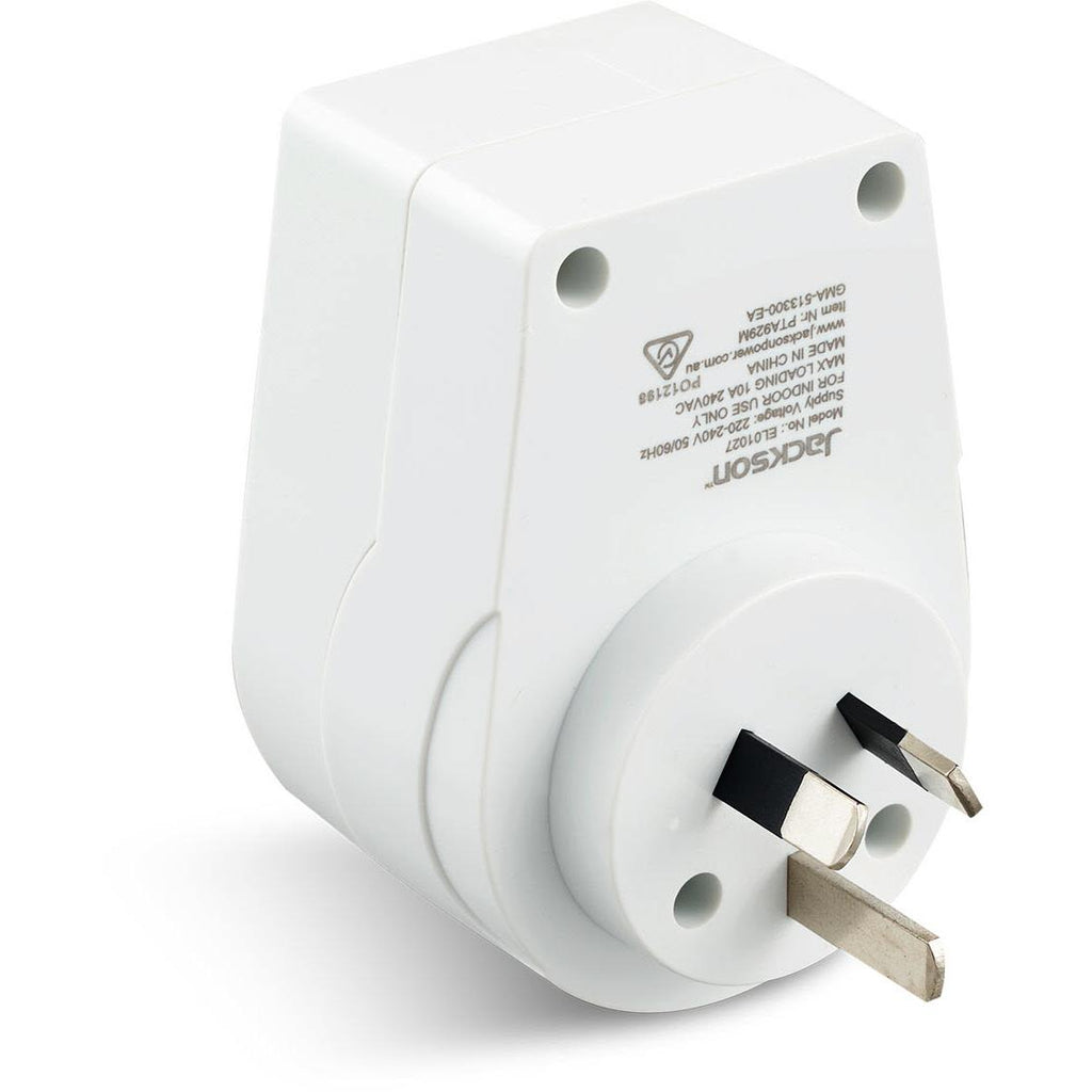 jackson inbound travel adapter uk & usa slim