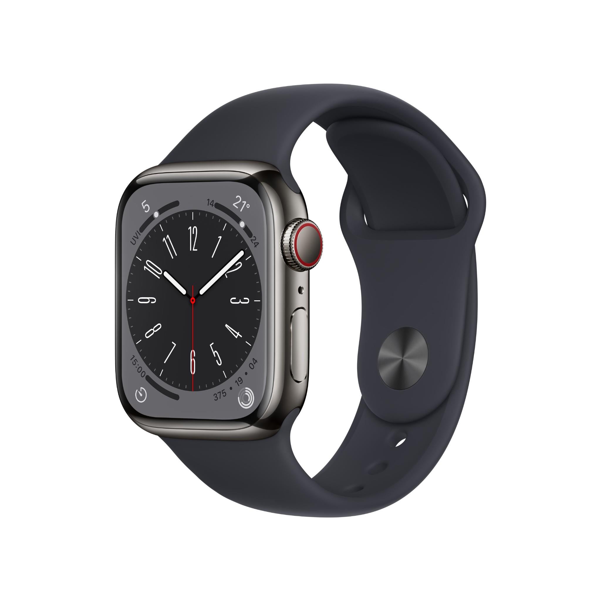 Apple Watch Series 8 45mm Graphite Stainless Steel Case GPS + 